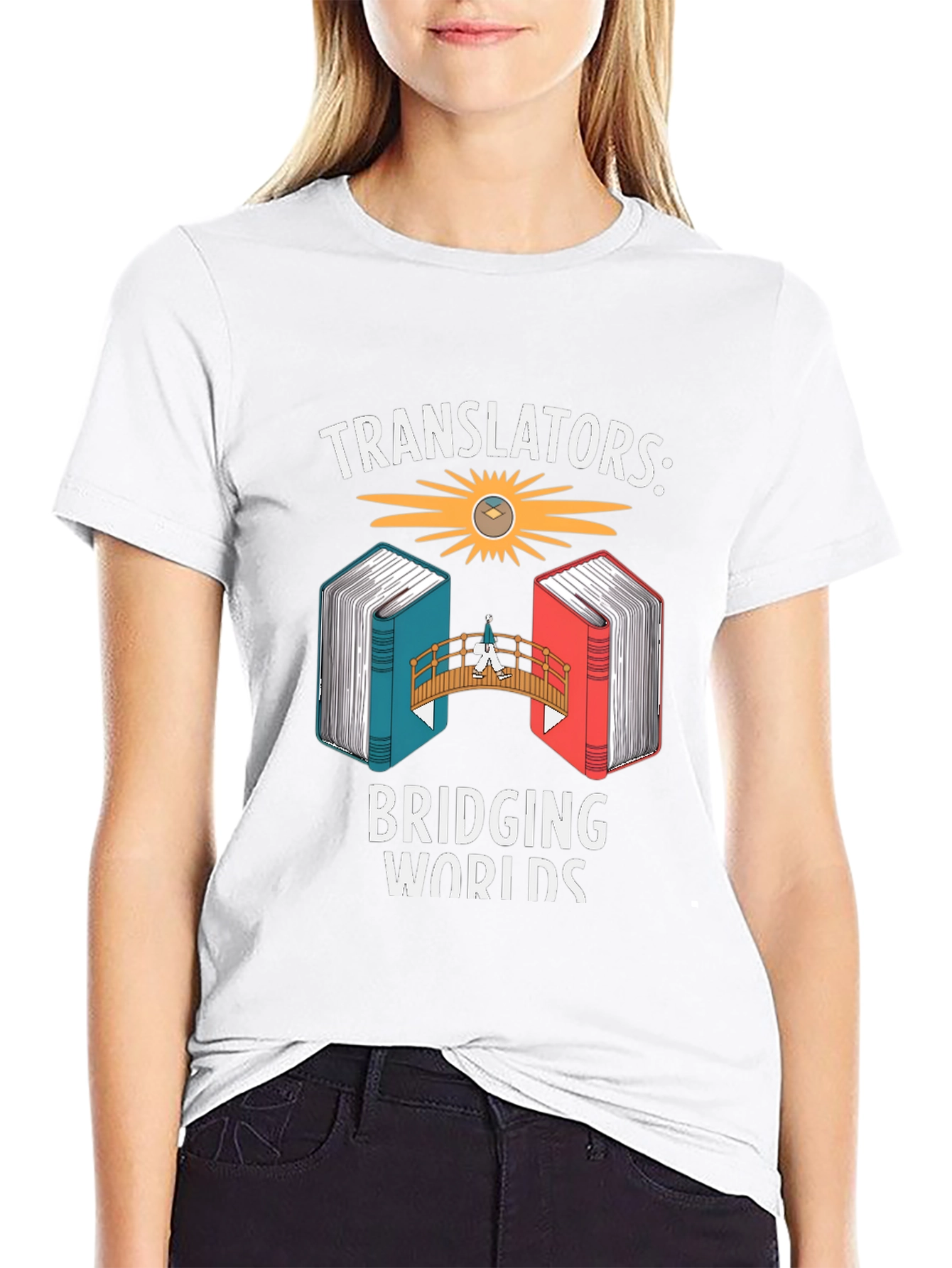Translator Bridging Worlds Graphic Tee