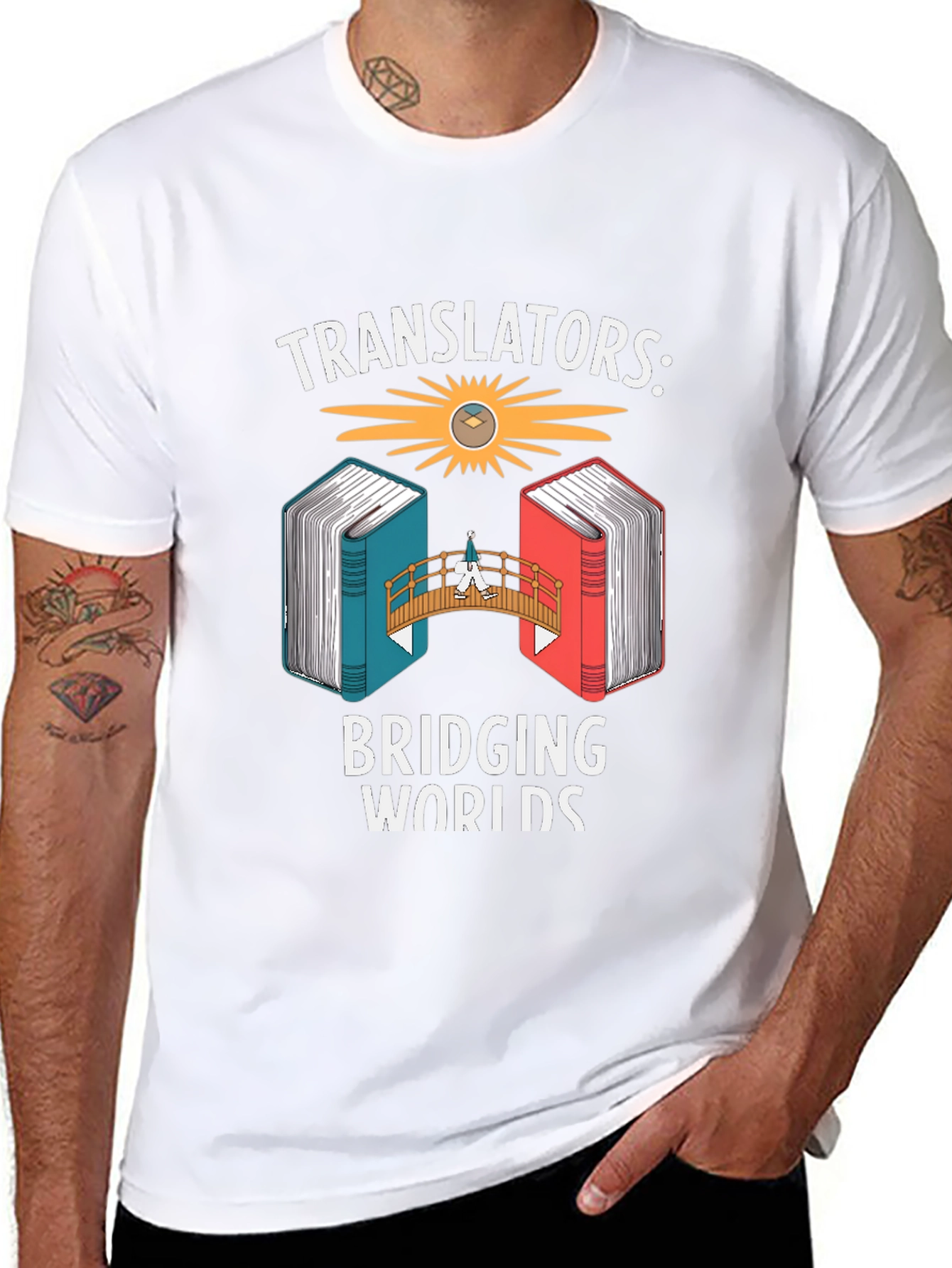 Translator Bridging Worlds Graphic Tee