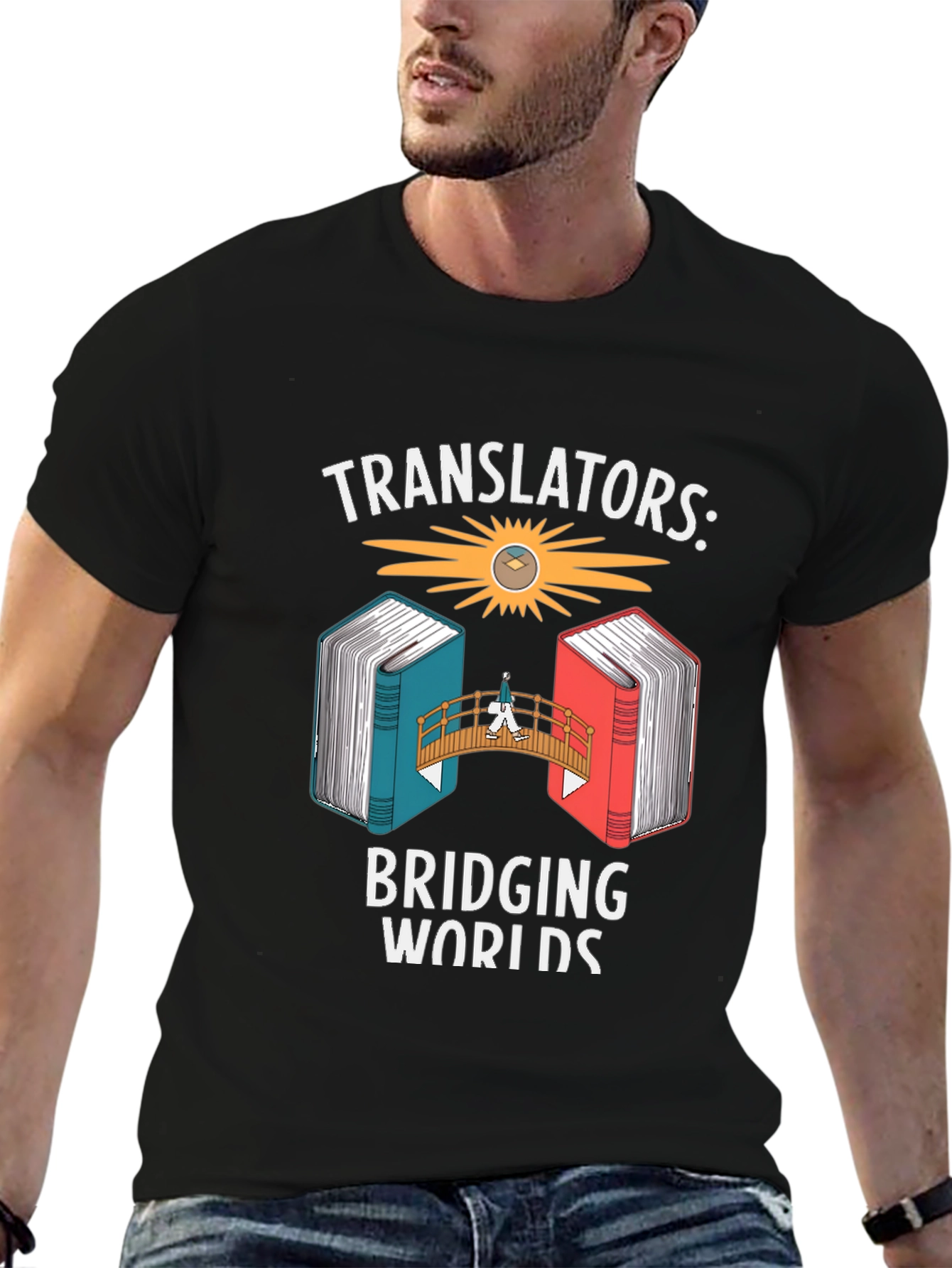 Translator Bridging Worlds Graphic Tee