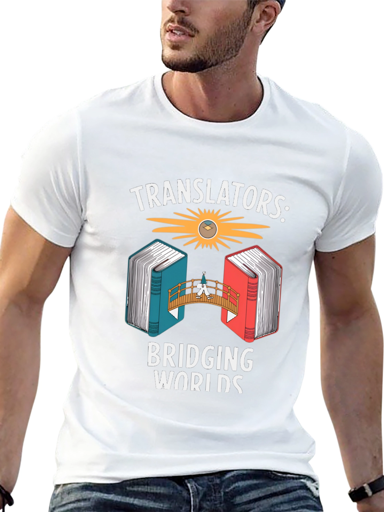 Translator Bridging Worlds Graphic Tee
