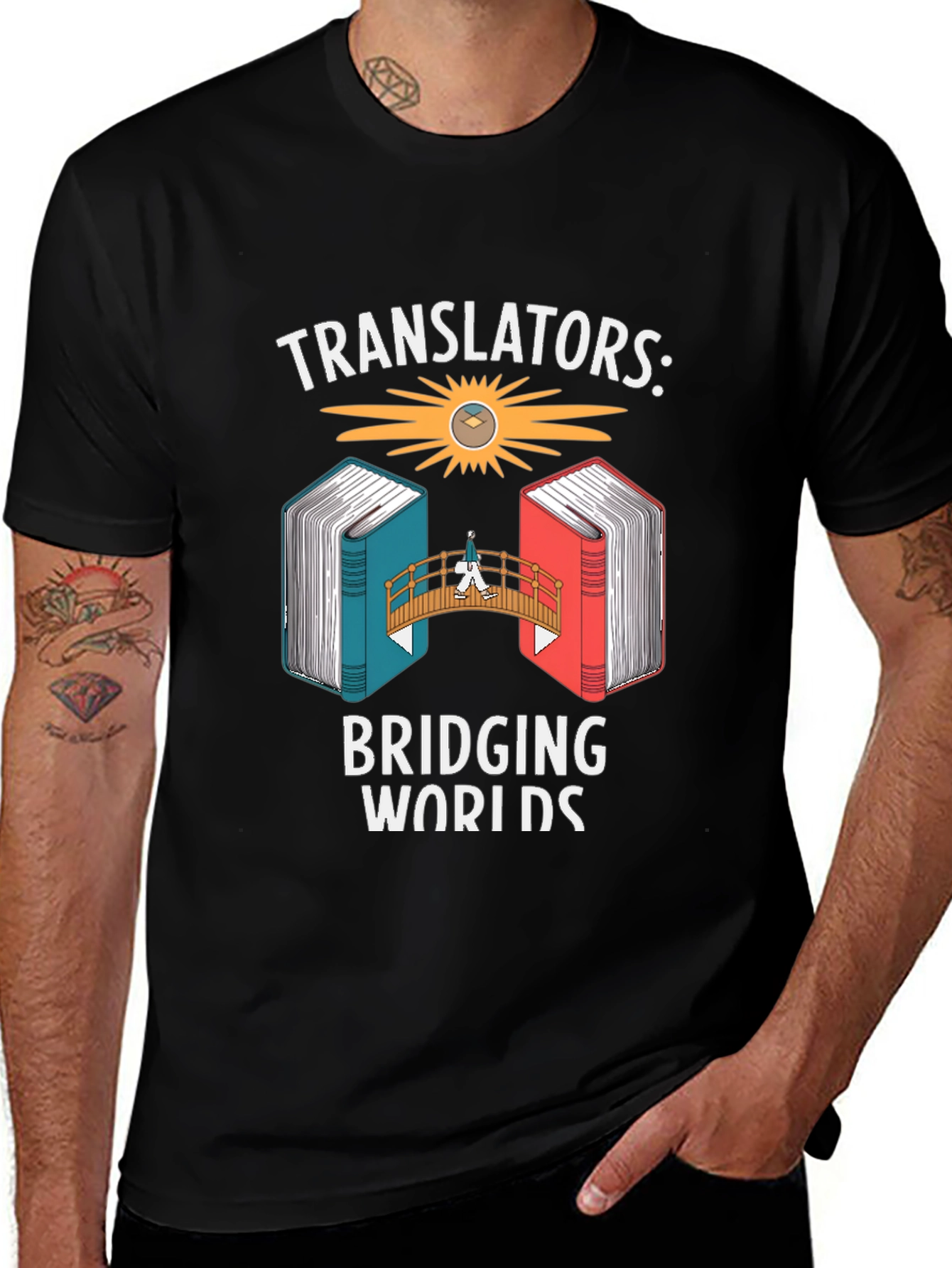 Translator Bridging Worlds Graphic Tee
