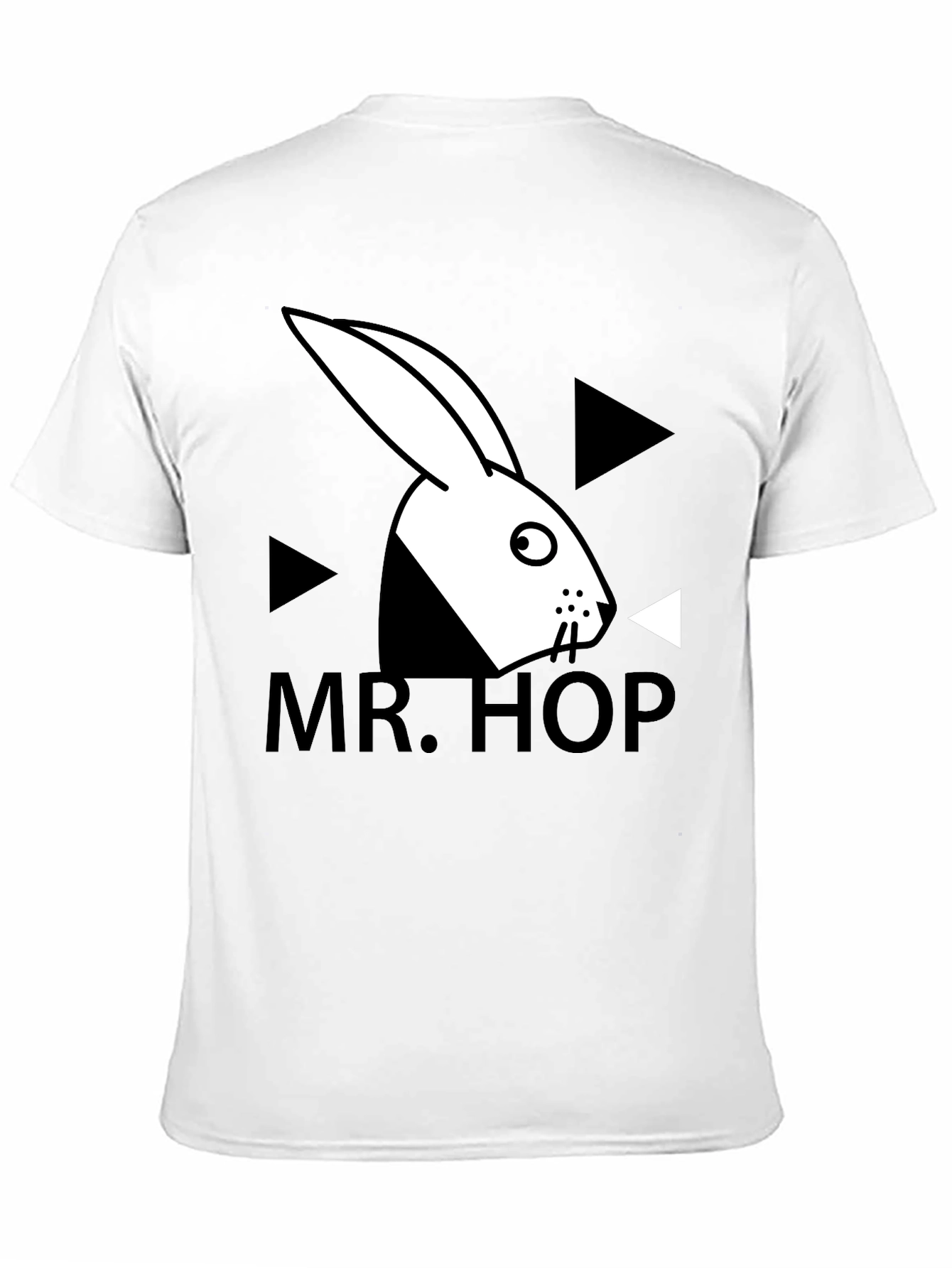 Mr. Hop Graphic Tee - Trendy Rabbit Design