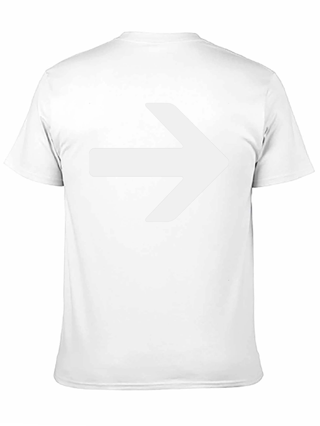 Right Arrow Graphic T-Shirt - Black Cotton Tee