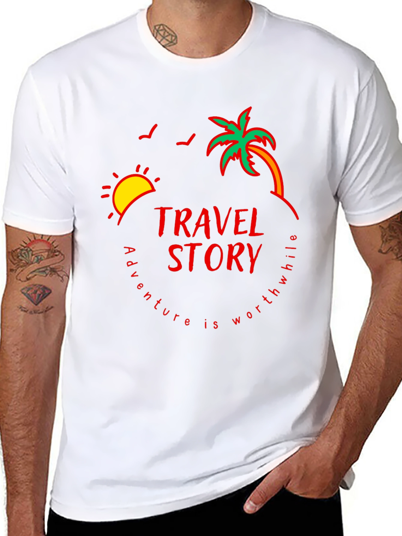 Travel Story Adventure Graphic T-Shirt