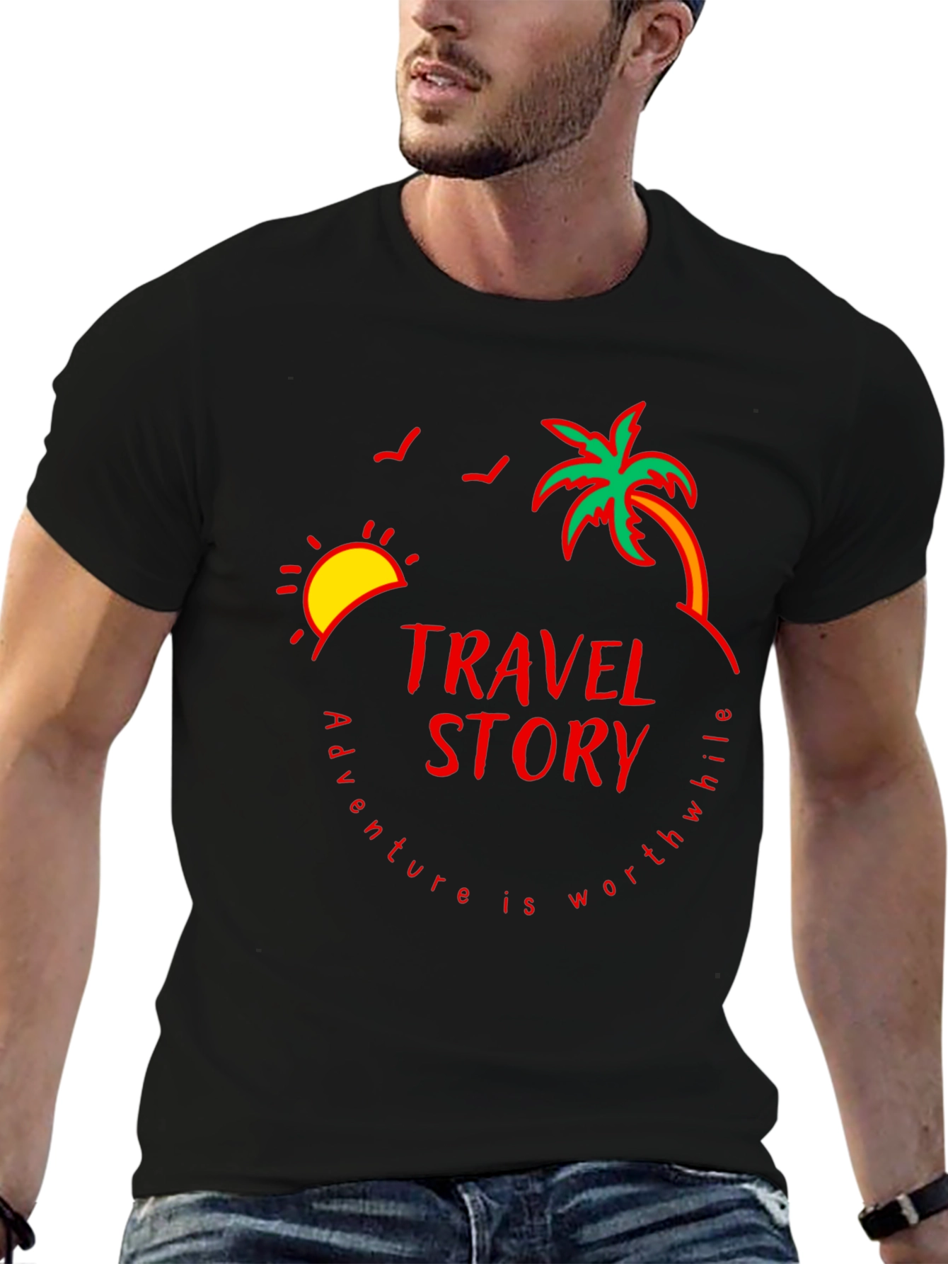 Travel Story Adventure Graphic T-Shirt