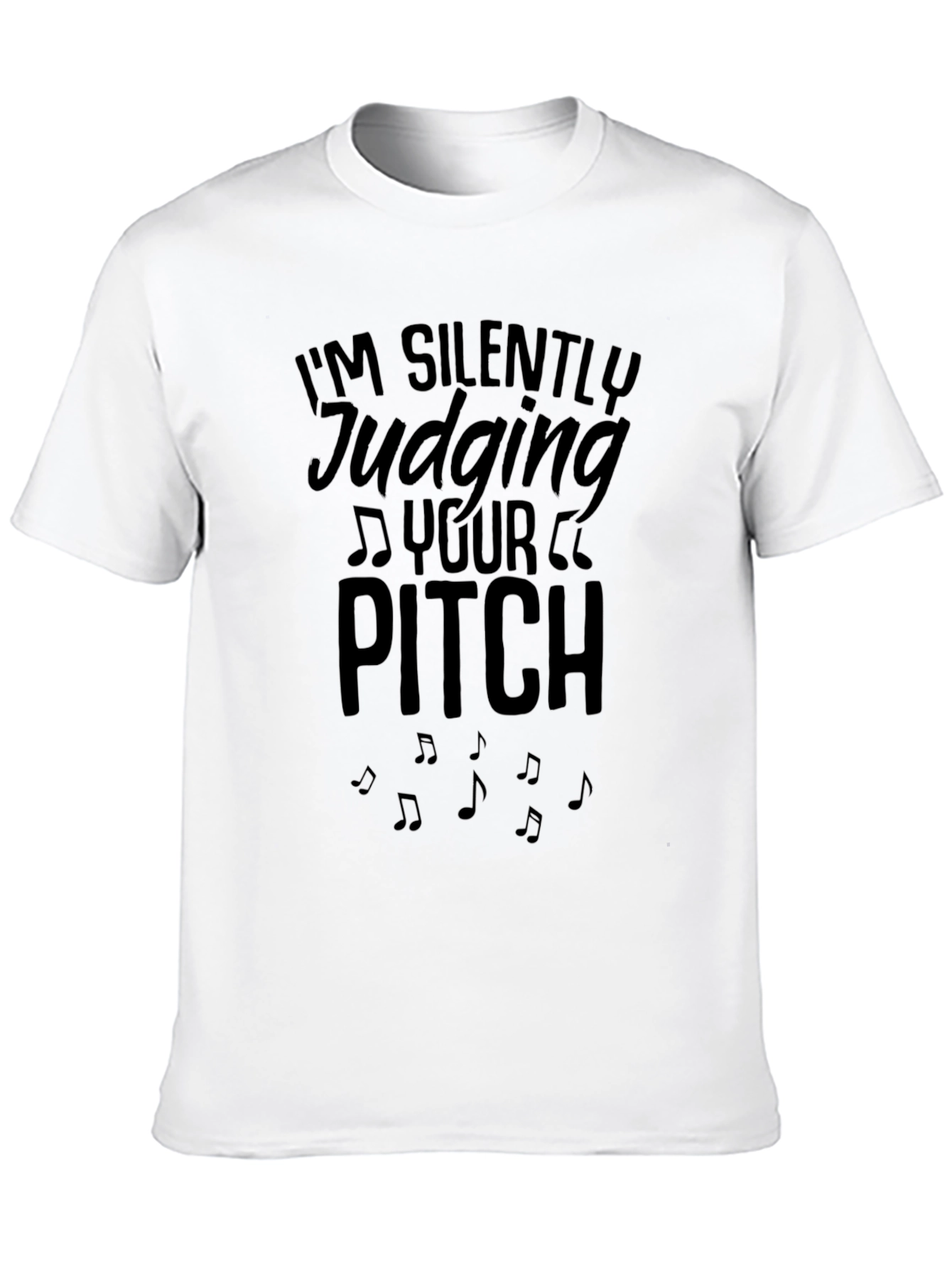 Silently Judging Your Pitch Black Graphic Tee