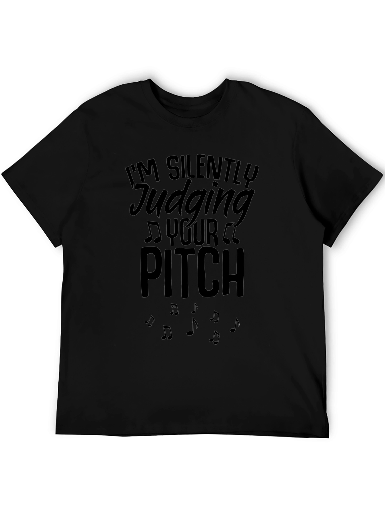 Silently Judging Your Pitch Black Graphic Tee