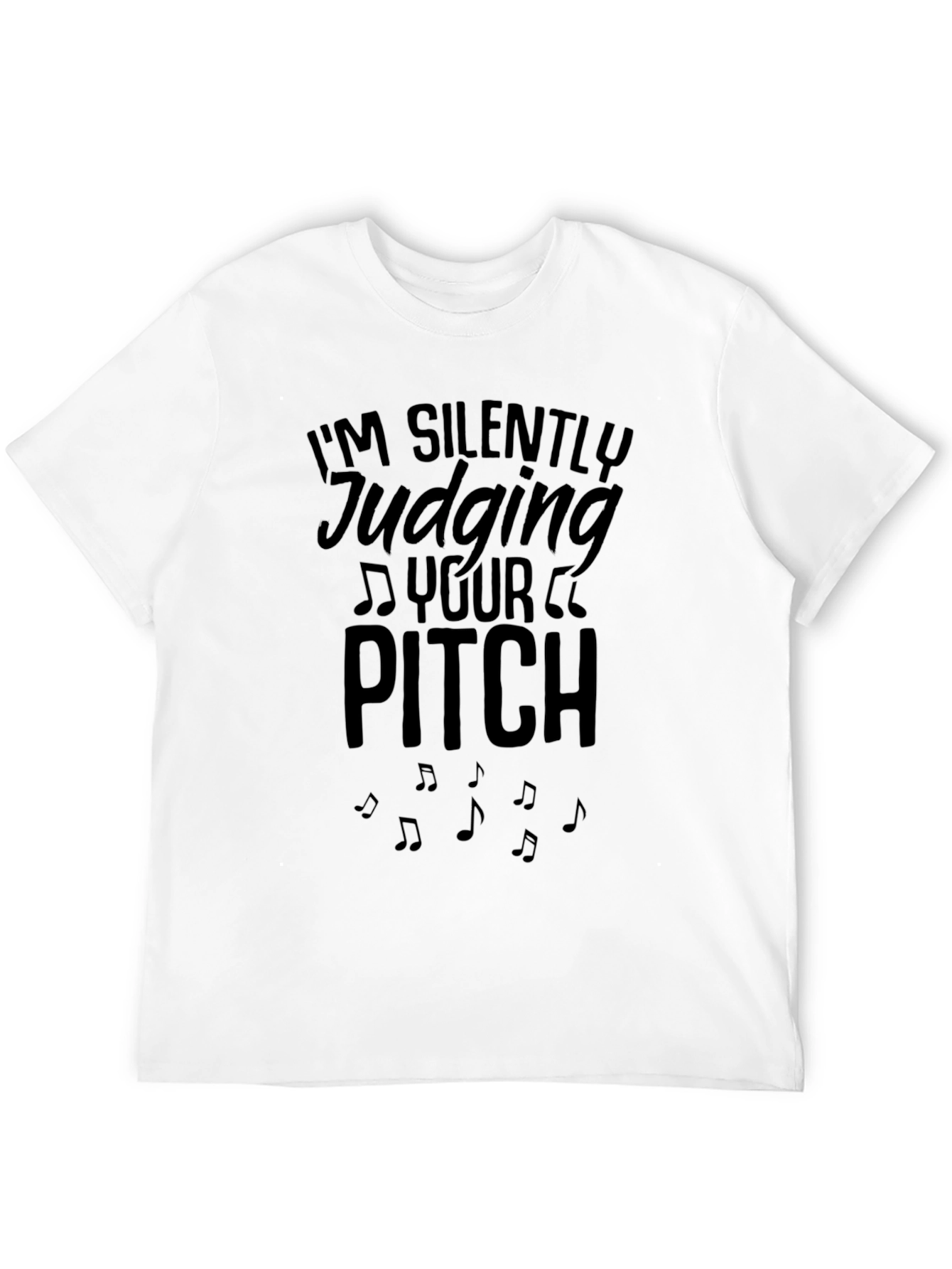 Silently Judging Your Pitch Black Graphic Tee