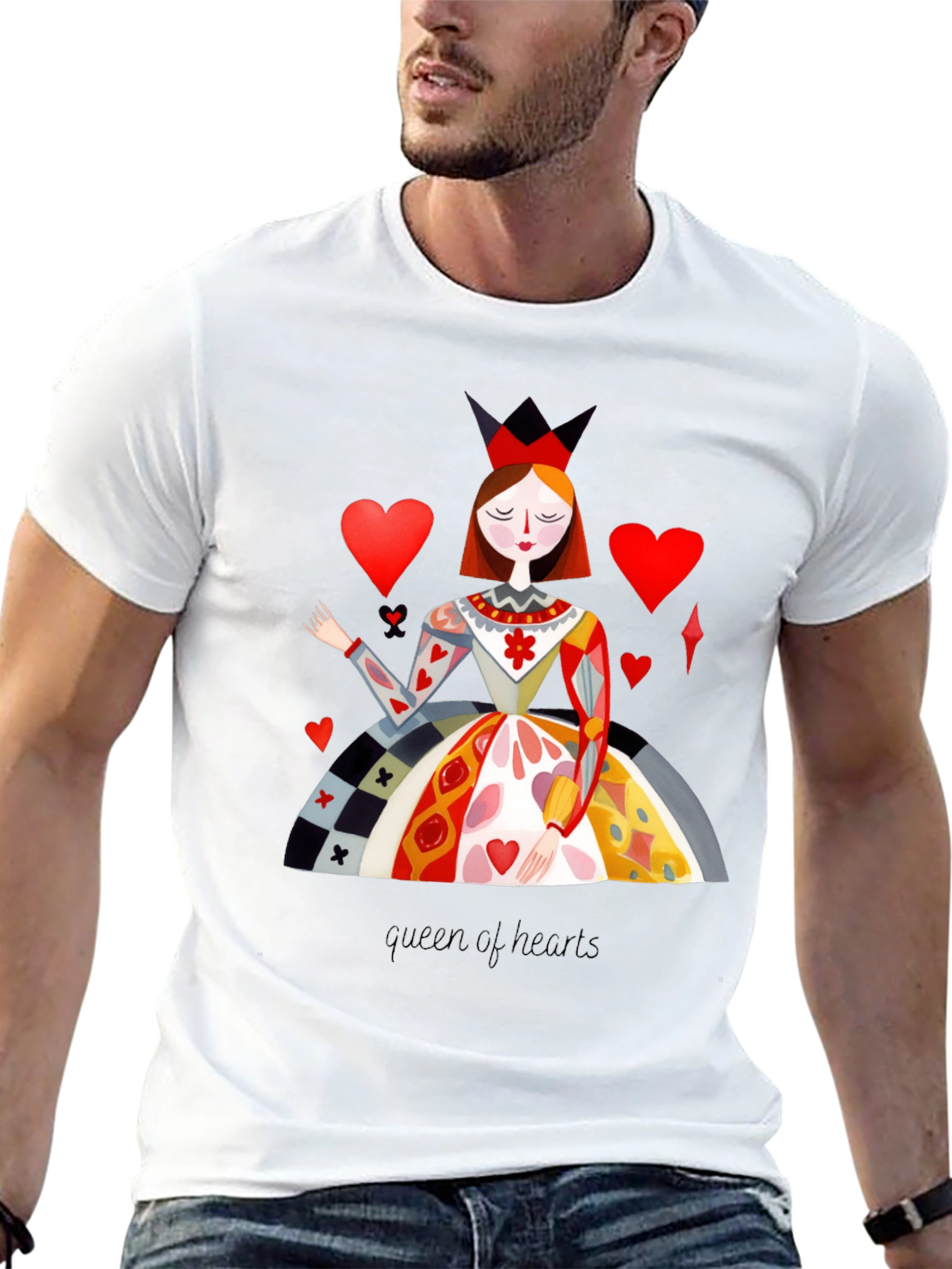 Queen of Hearts Graphic T-Shirt