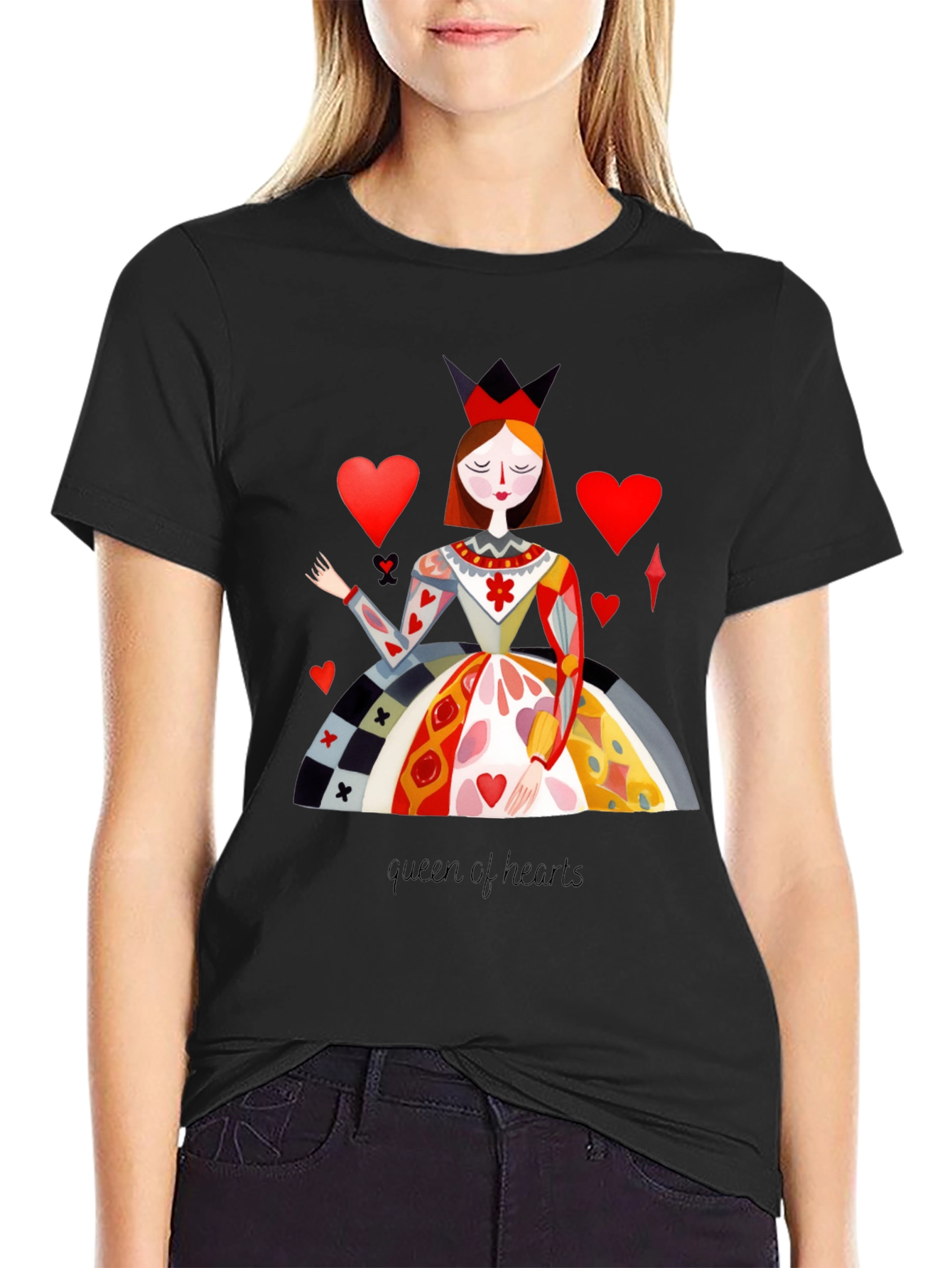 Queen of Hearts Graphic T-Shirt