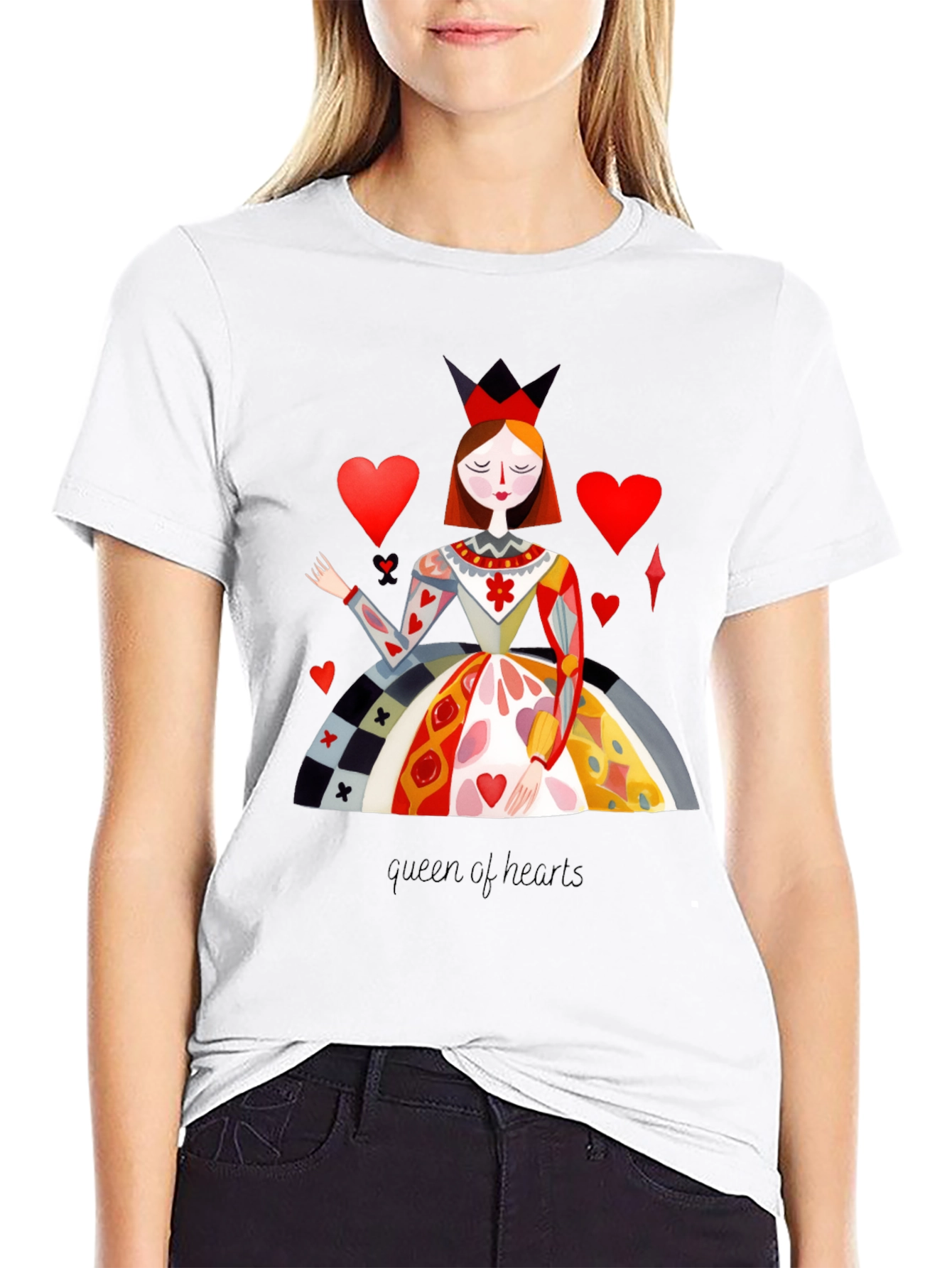 Queen of Hearts Graphic T-Shirt