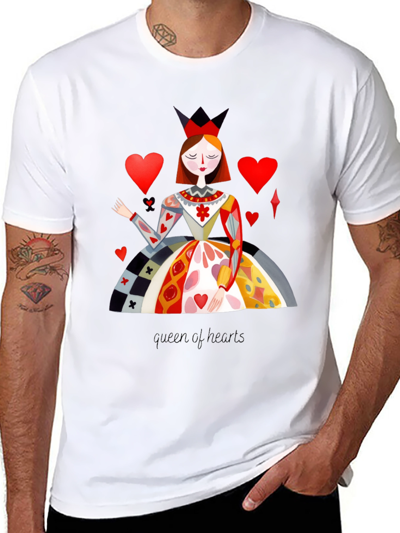 Queen of Hearts Graphic T-Shirt