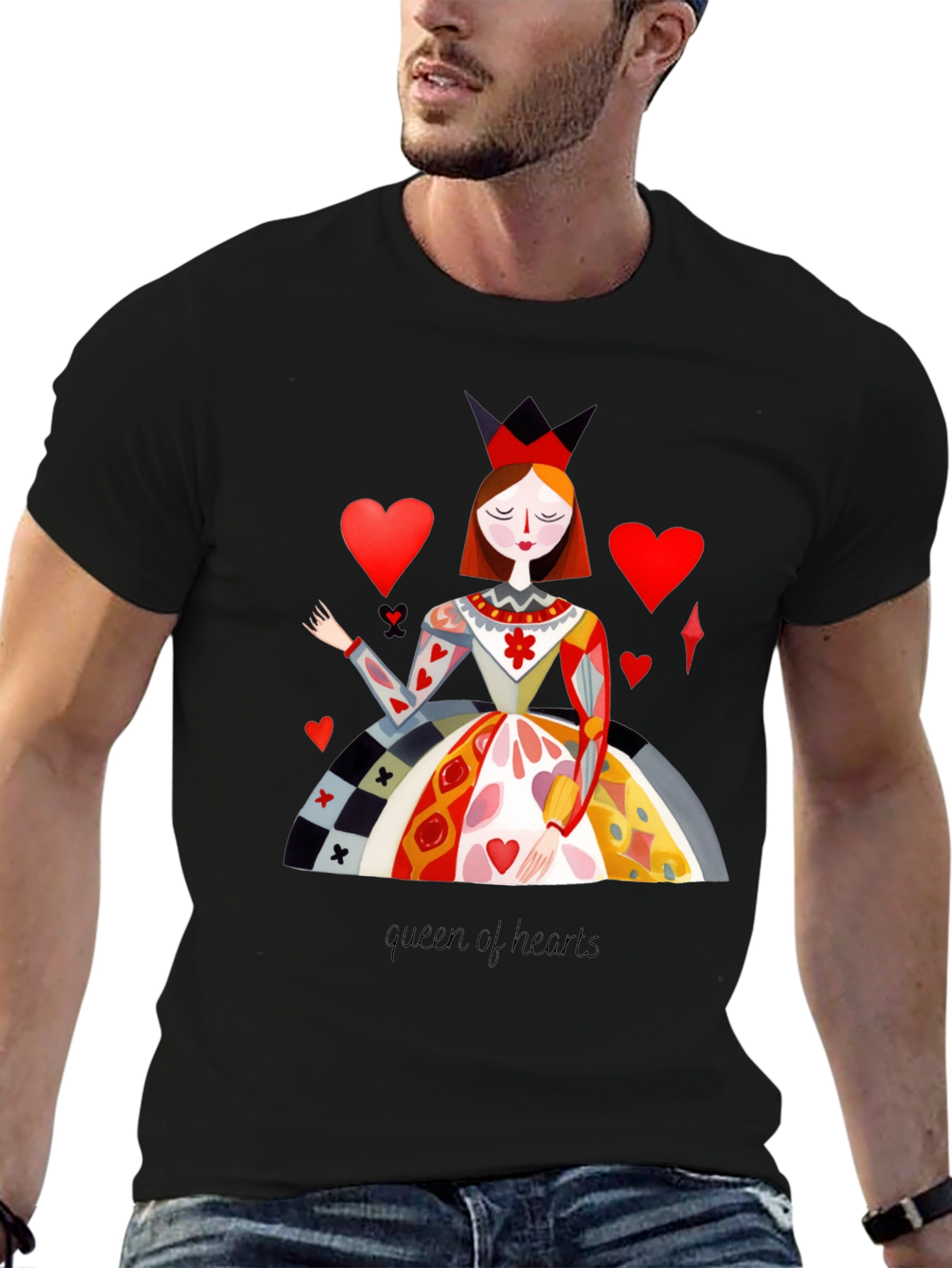 Queen of Hearts Graphic T-Shirt