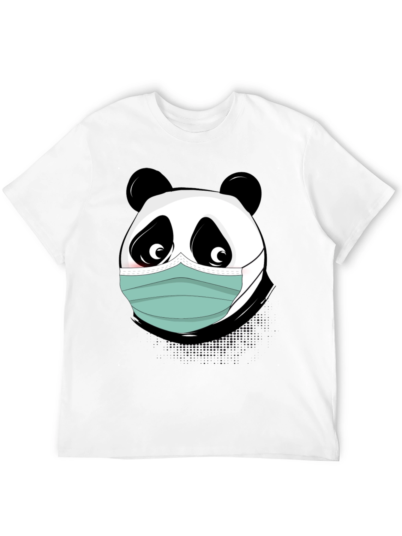 Panda Face Mask T-Shirt - Stay Safe and Stylish