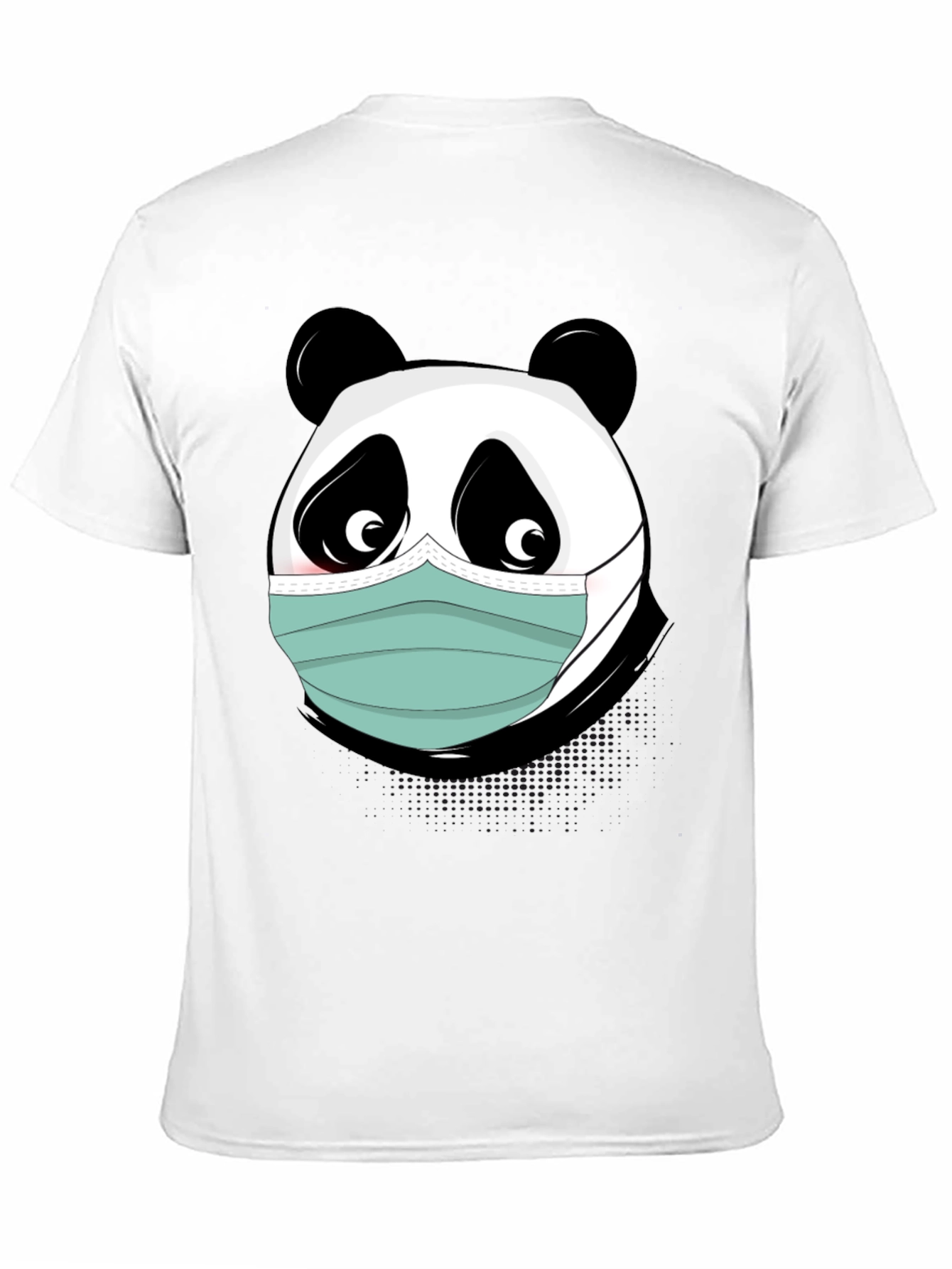Panda Face Mask T-Shirt - Stay Safe and Stylish
