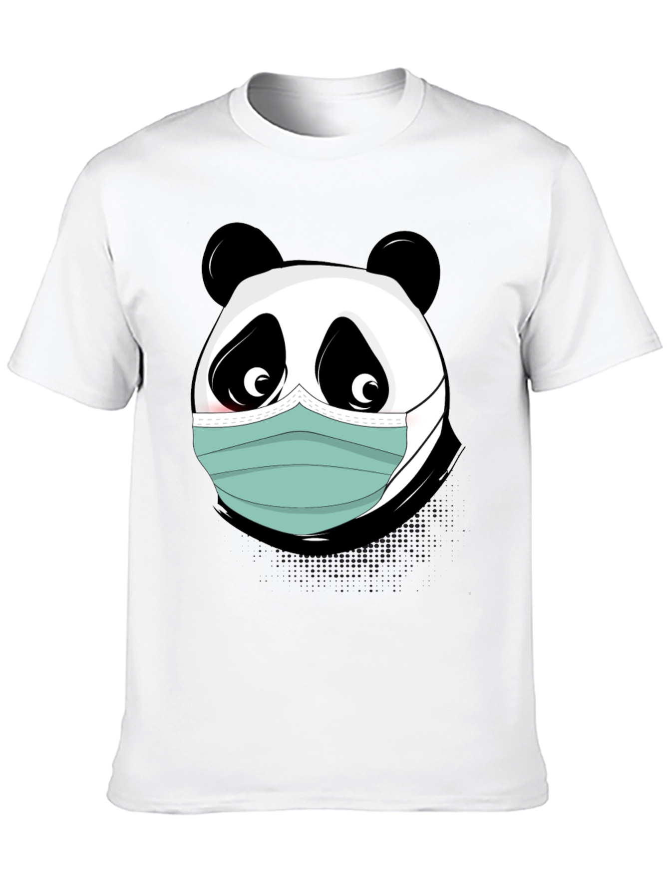 Panda Face Mask T-Shirt - Stay Safe and Stylish
