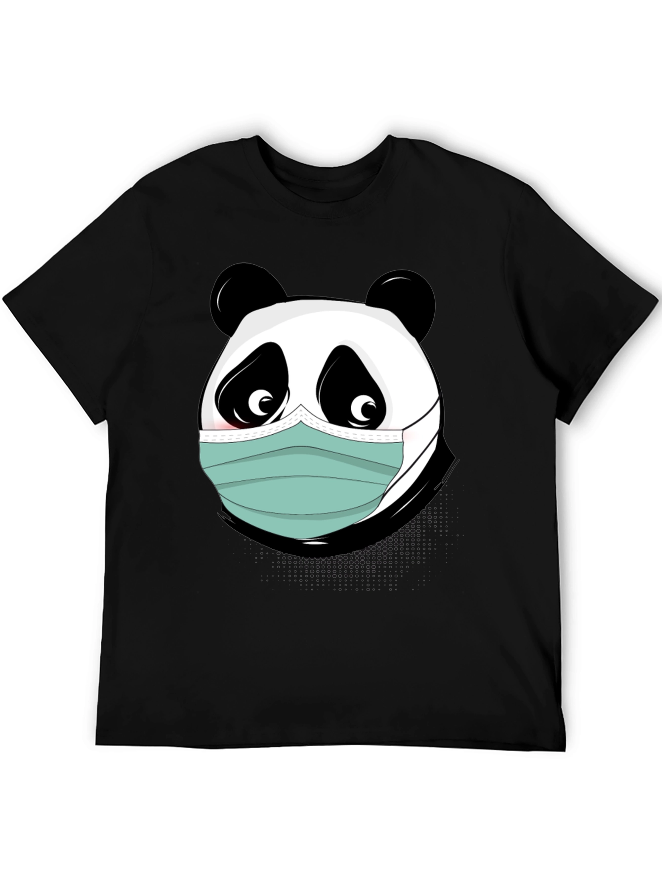 Panda Face Mask T-Shirt - Stay Safe and Stylish