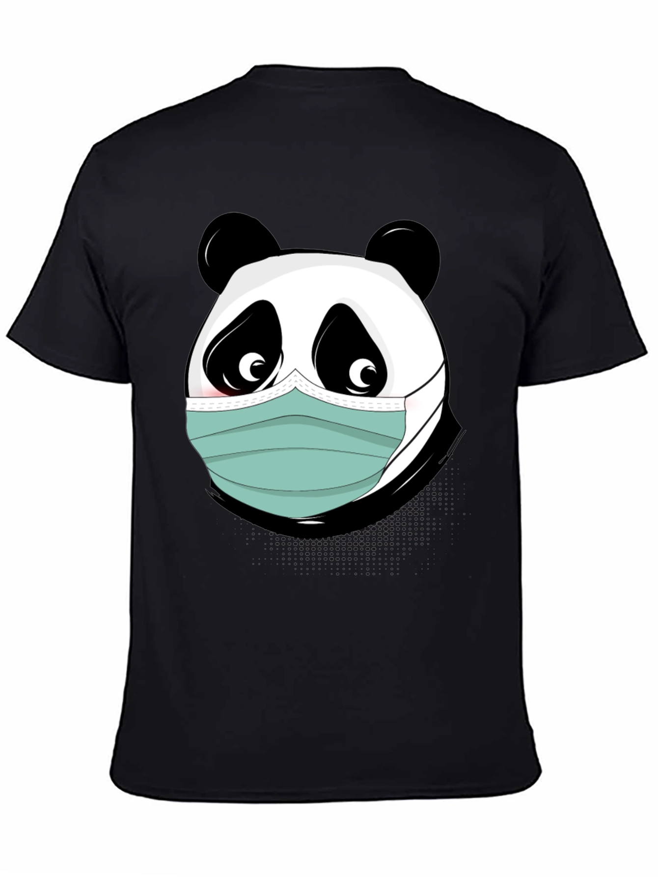 Panda Face Mask T-Shirt - Stay Safe and Stylish
