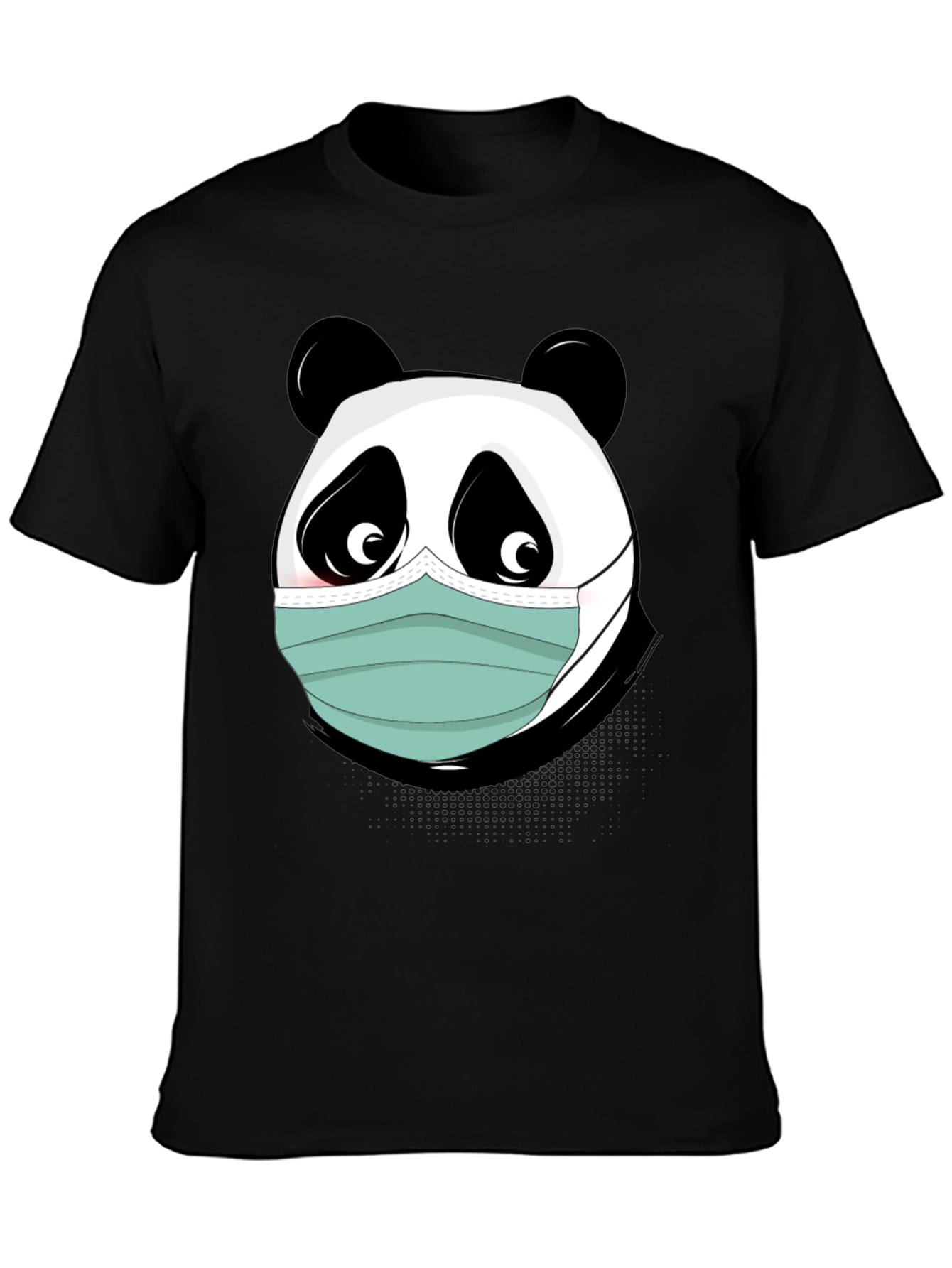 Panda Face Mask T-Shirt - Stay Safe and Stylish