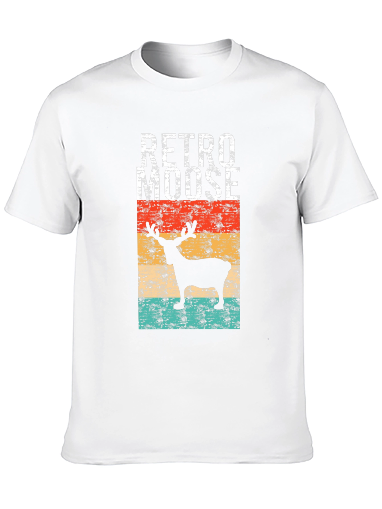 Retro Moose Graphic T-Shirt