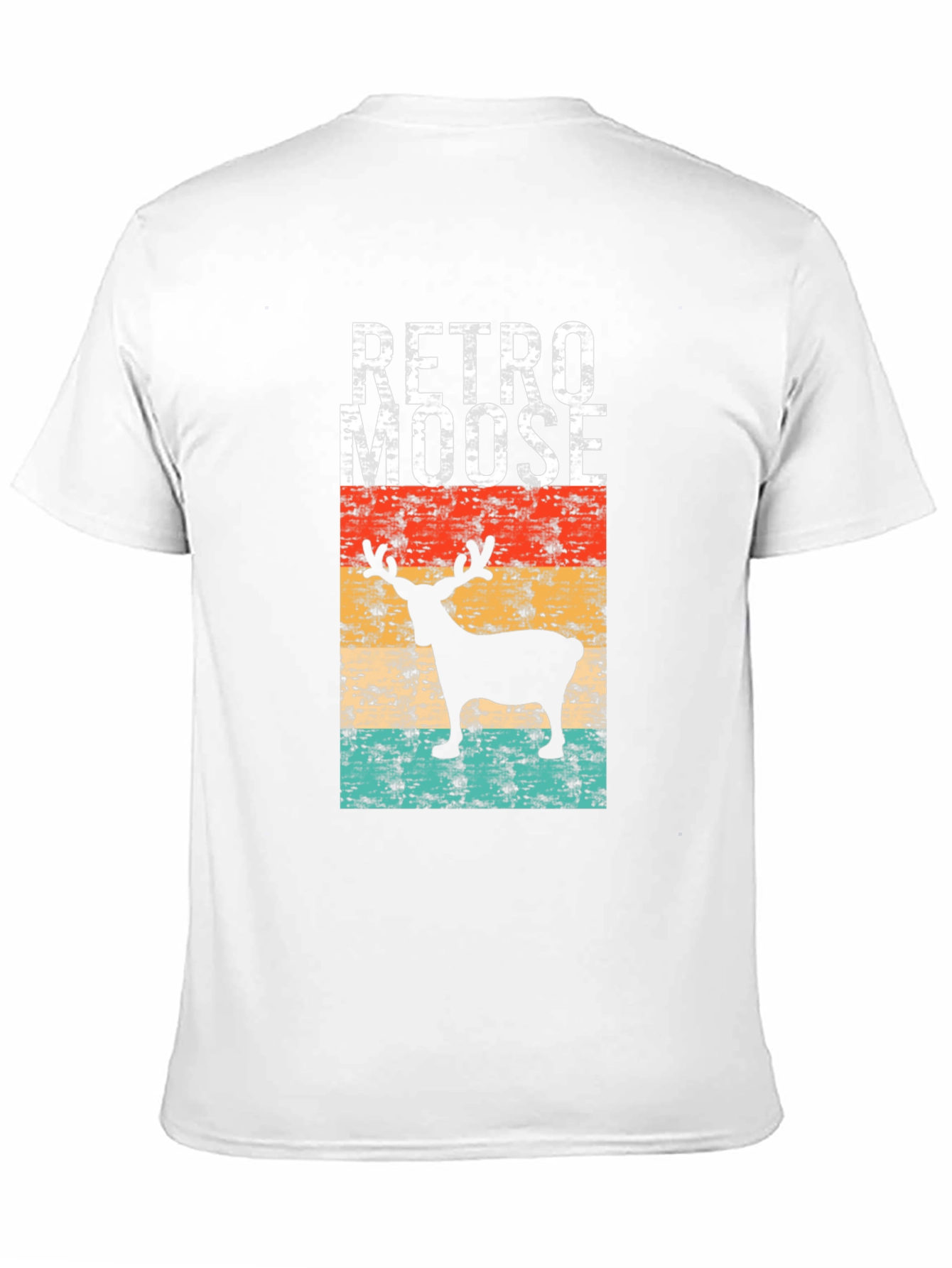 Retro Moose Graphic T-Shirt