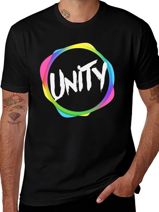 Unity Graphic Tee - Colorful Circle Design