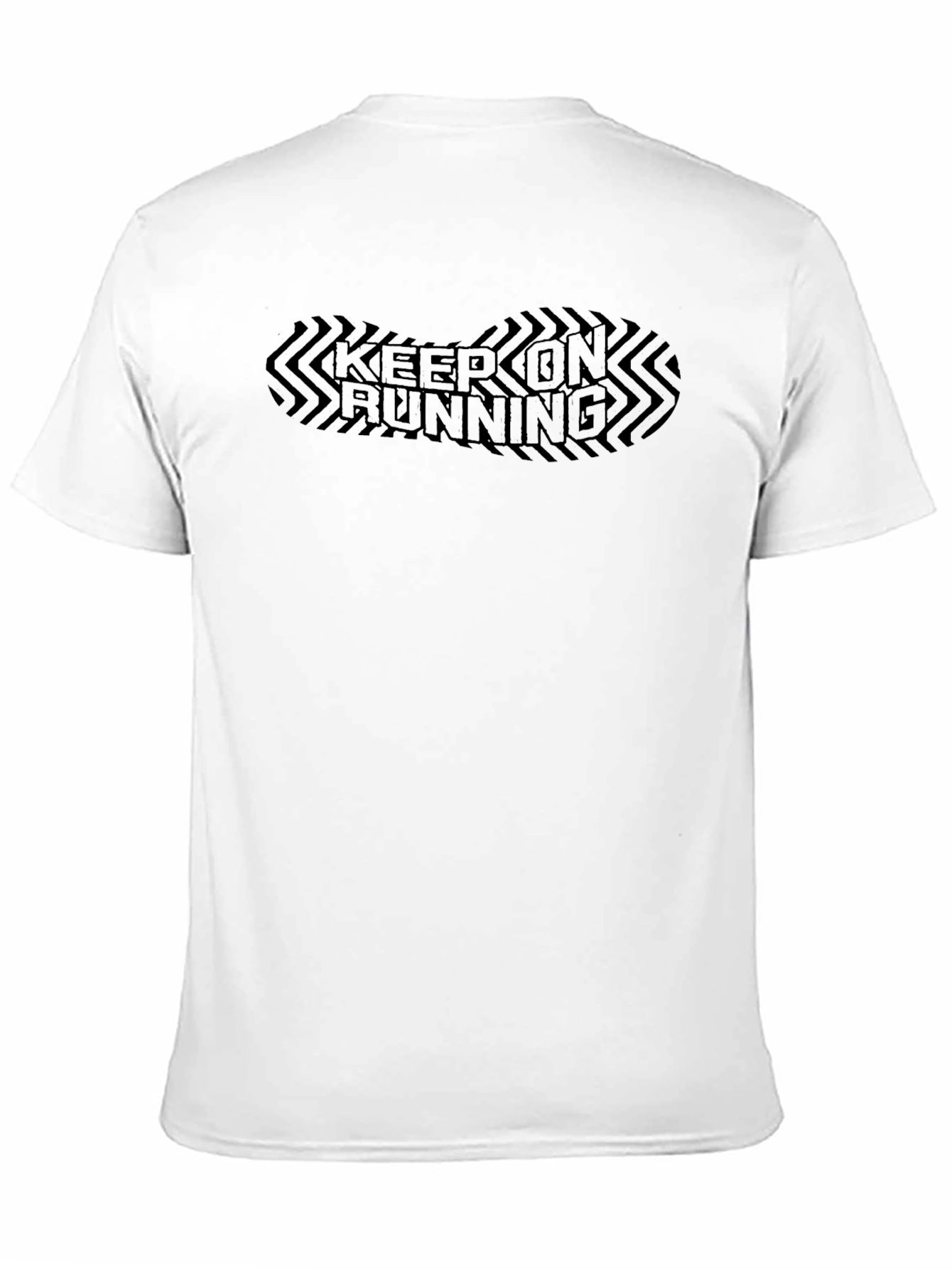 Keep On Running Black T-Shirt