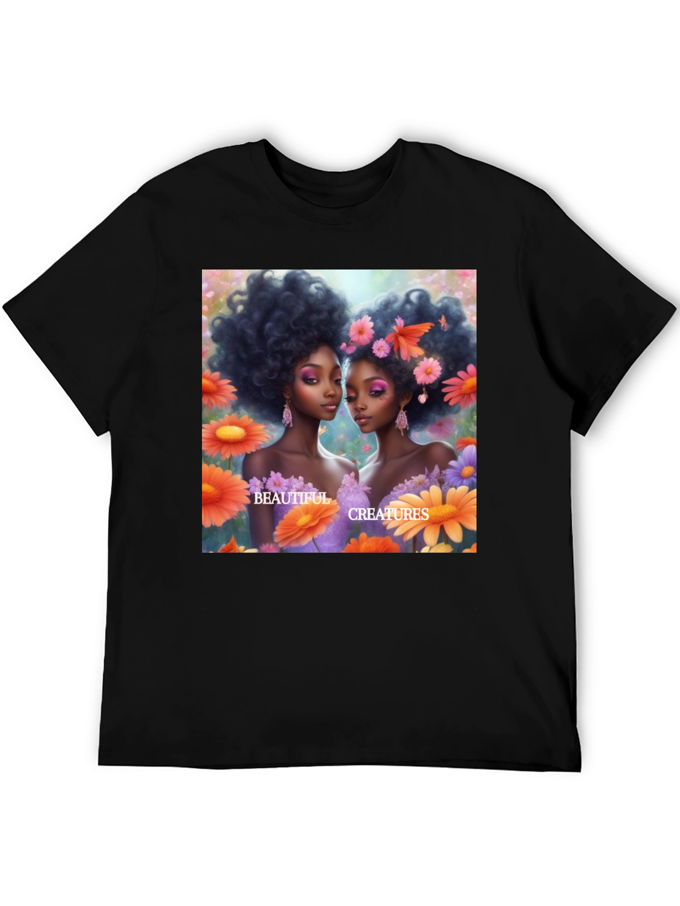 Artistic Beautiful Creatures Graphic Tee