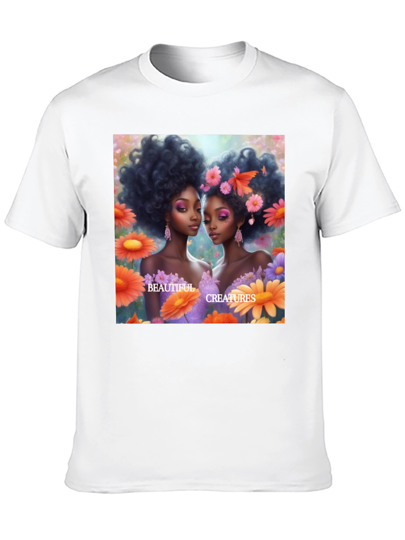 Artistic Beautiful Creatures Graphic Tee
