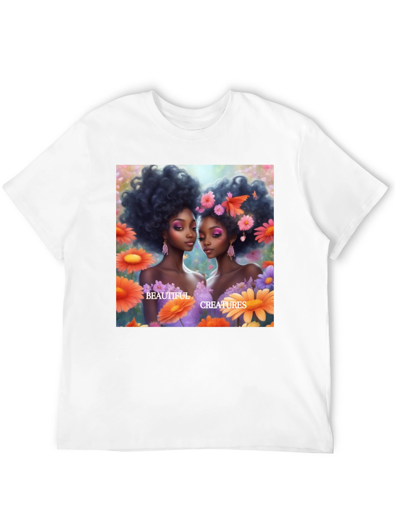 Artistic Beautiful Creatures Graphic Tee