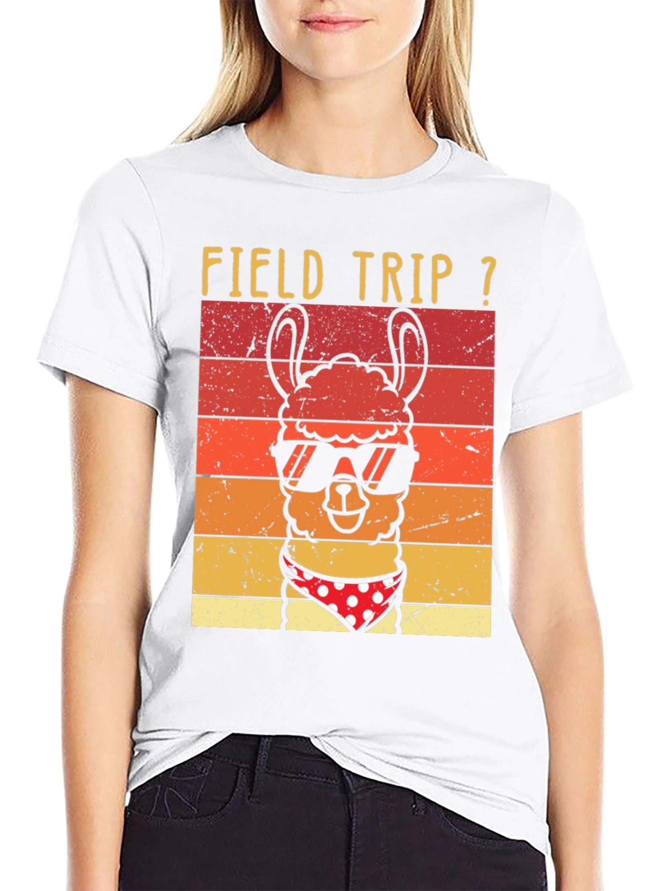 Field Trip Llama T-Shirt