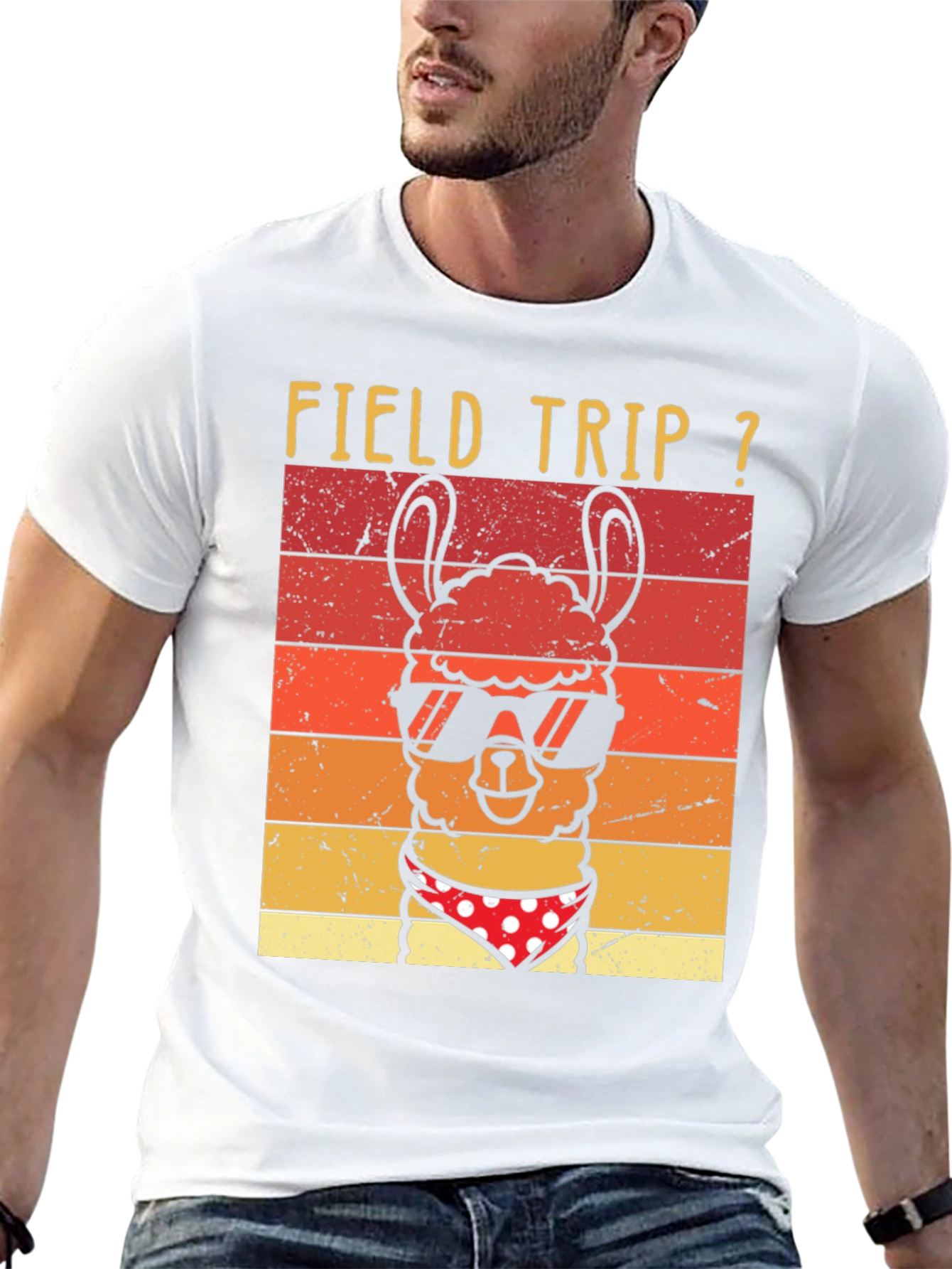 Field Trip Llama T-Shirt