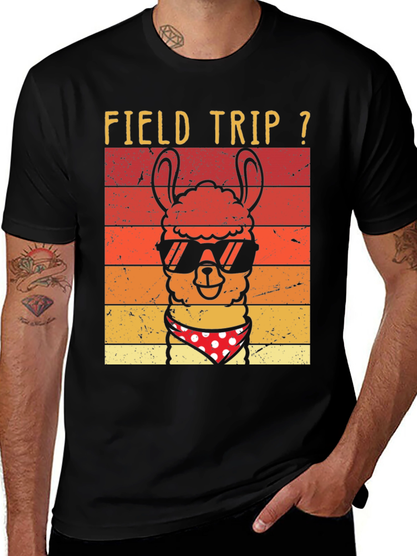 Field Trip Llama T-Shirt