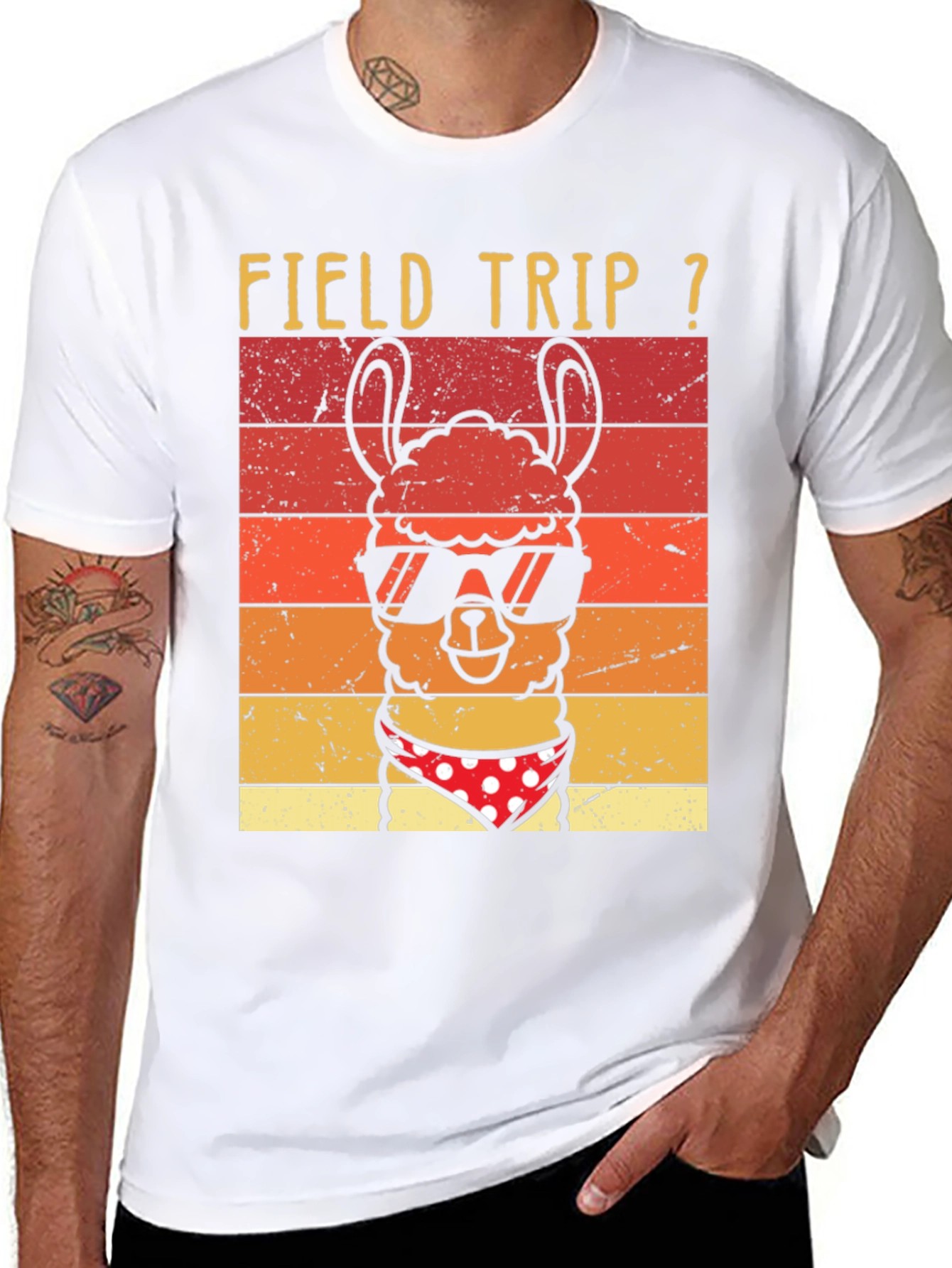 Field Trip Llama T-Shirt