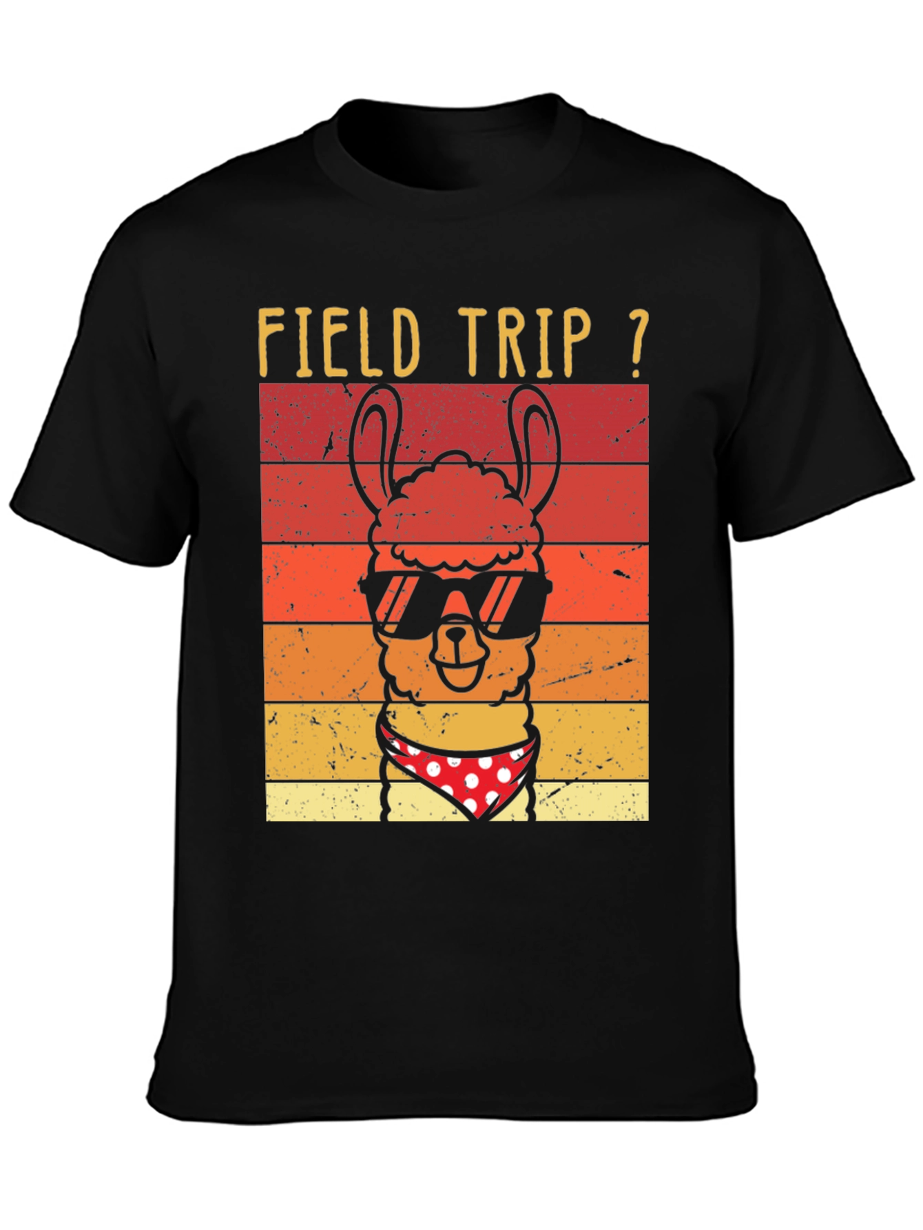Field Trip Llama T-Shirt