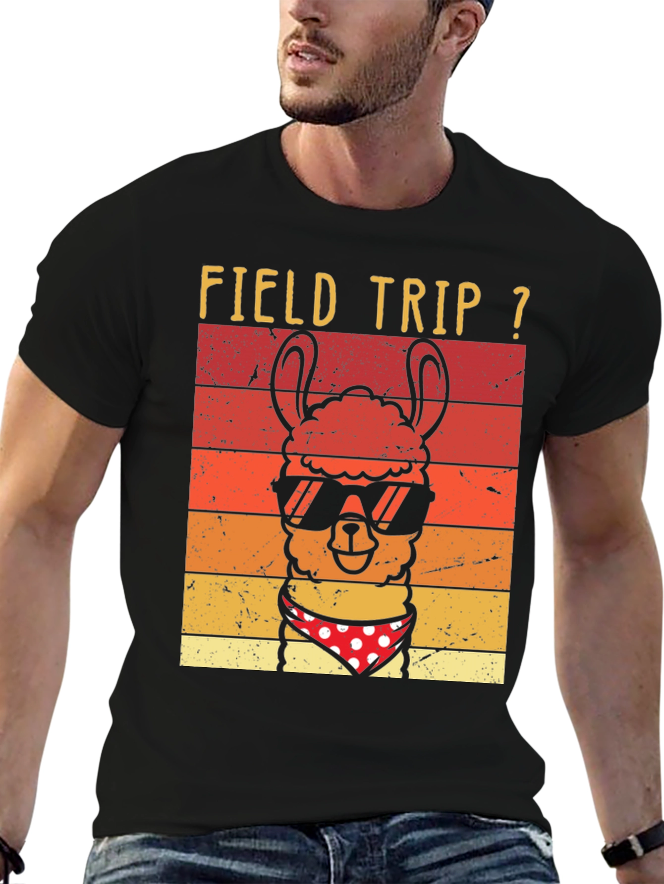 Field Trip Llama T-Shirt