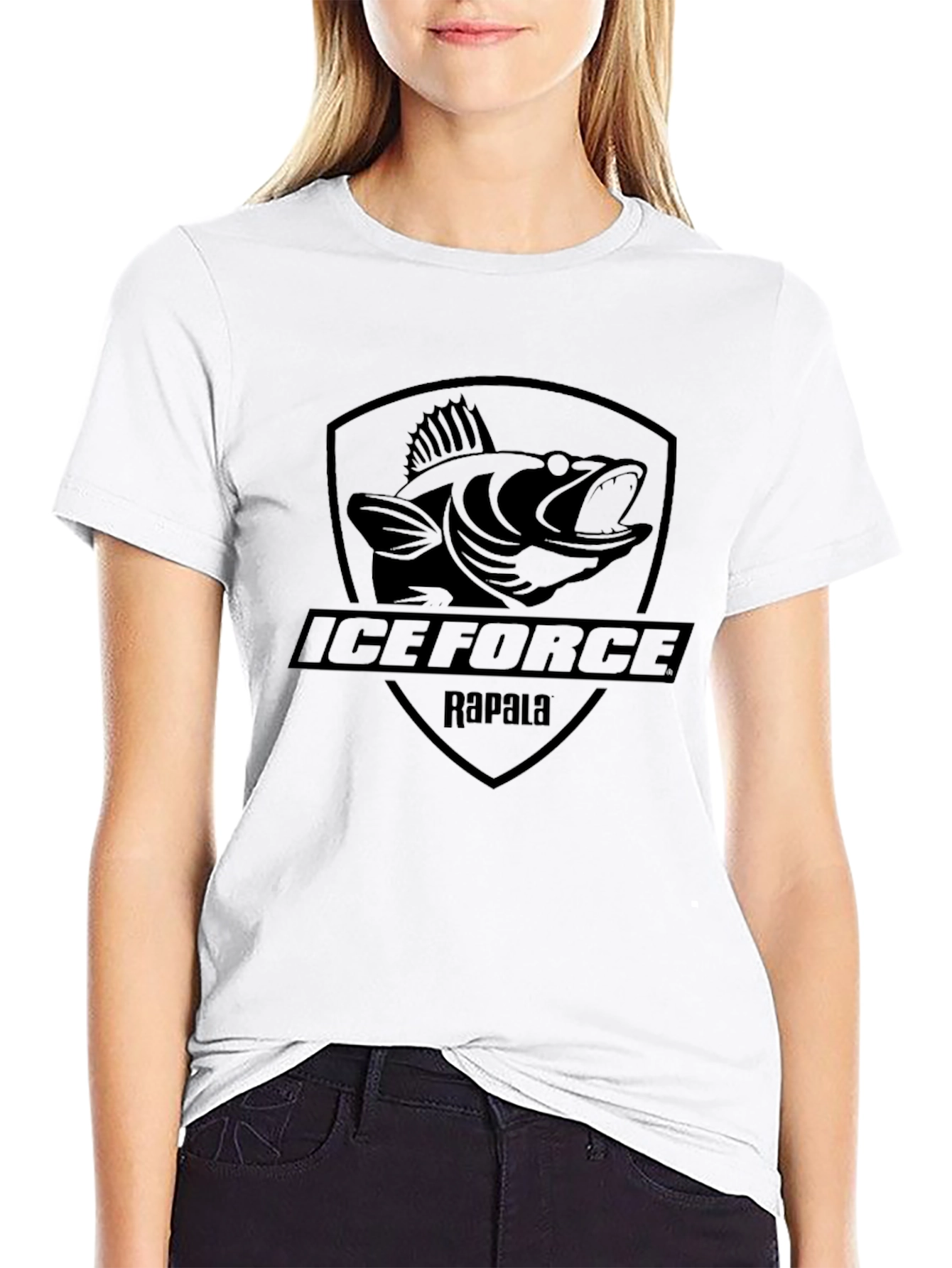 Ice Force Rapala Black Graphic T-Shirt