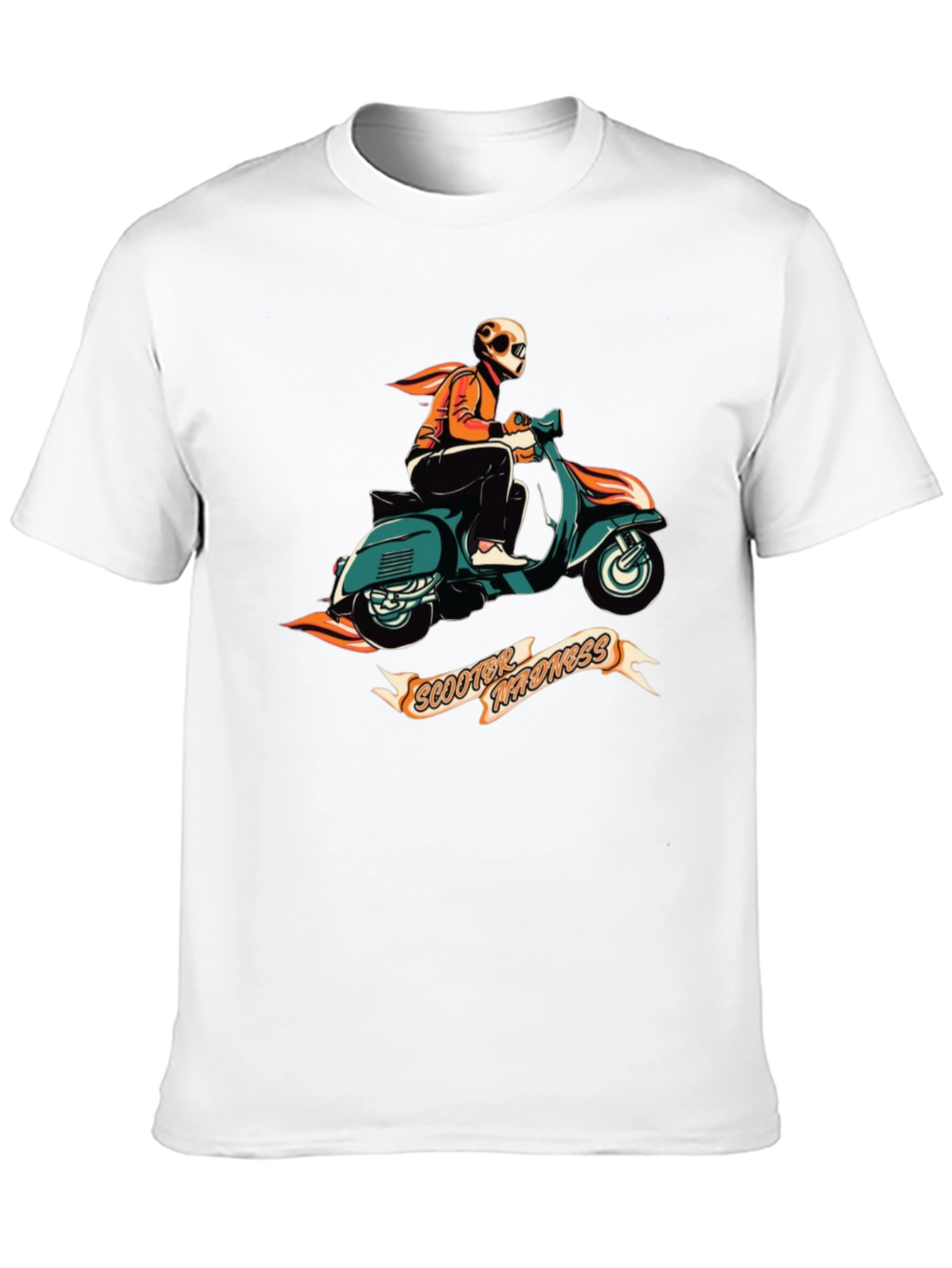 Scooter Madness Graphic Tee - Retro Style
