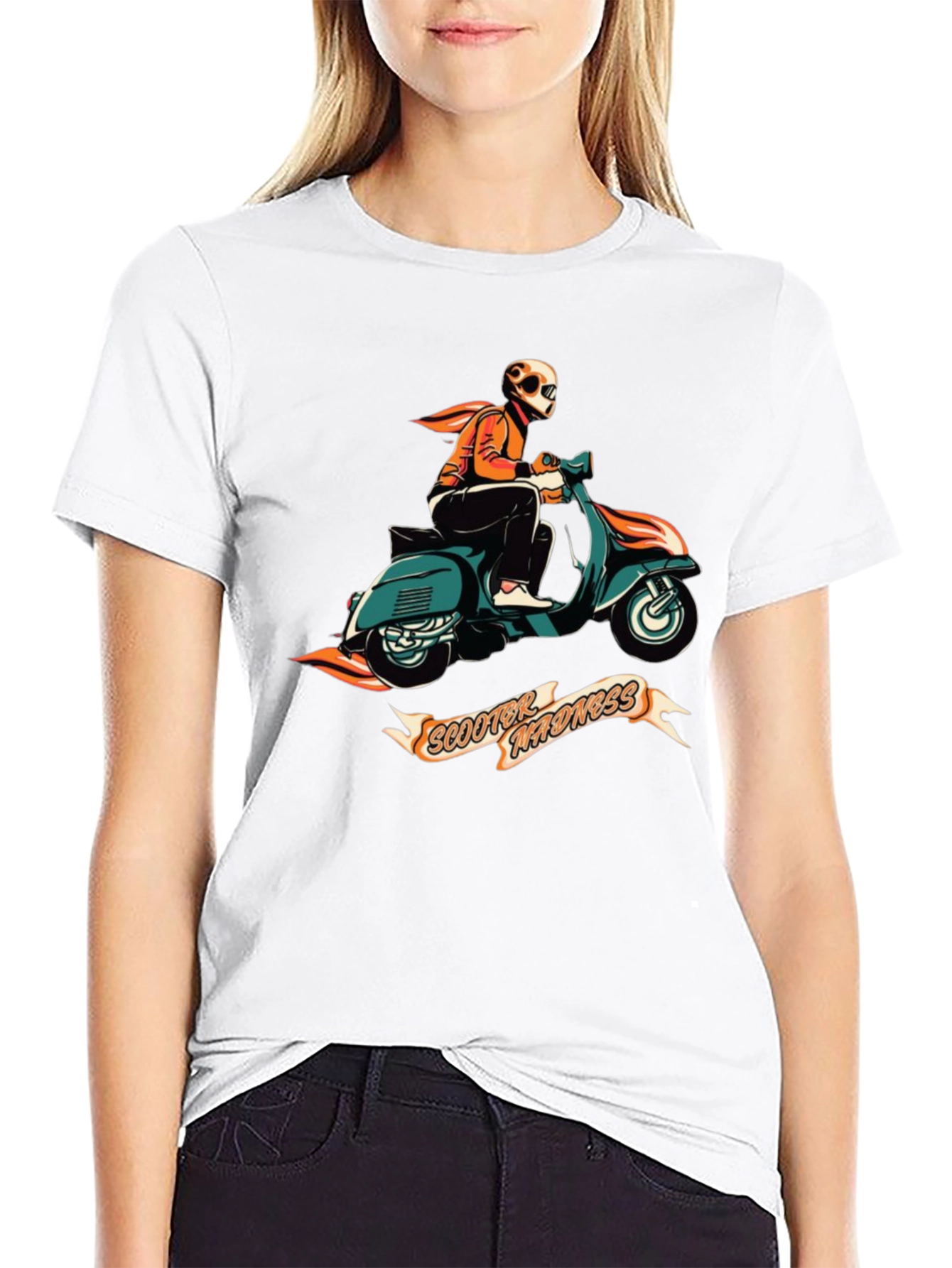 Scooter Madness Graphic Tee - Retro Style
