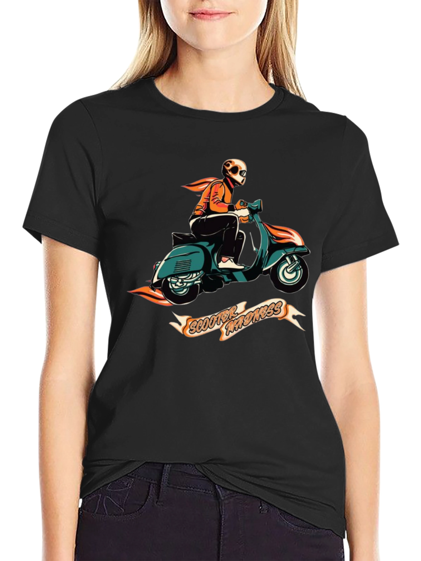Scooter Madness Graphic Tee - Retro Style