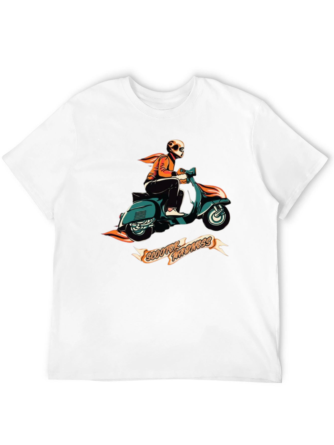 Scooter Madness Graphic Tee - Retro Style