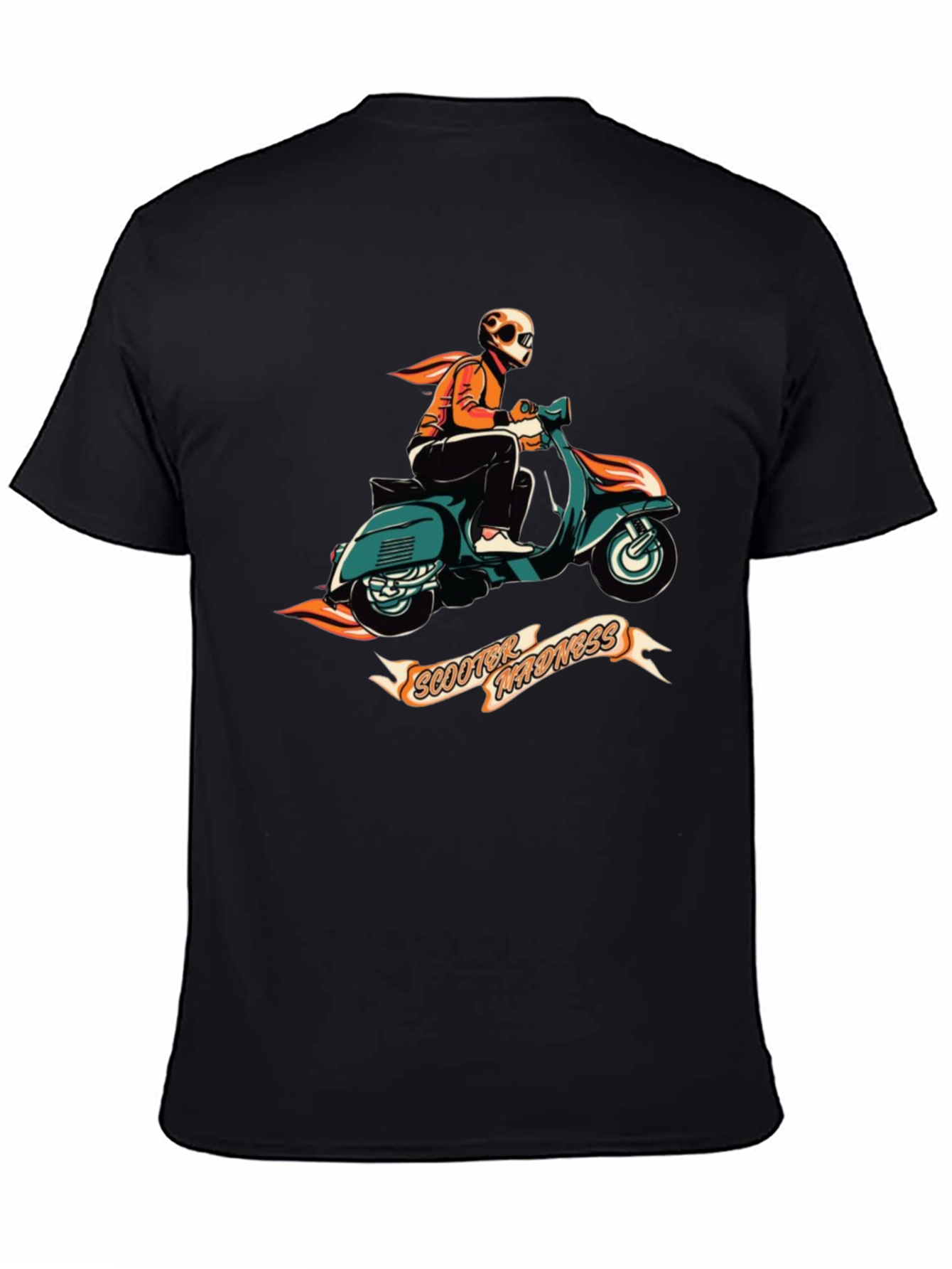 Scooter Madness Graphic Tee - Retro Style