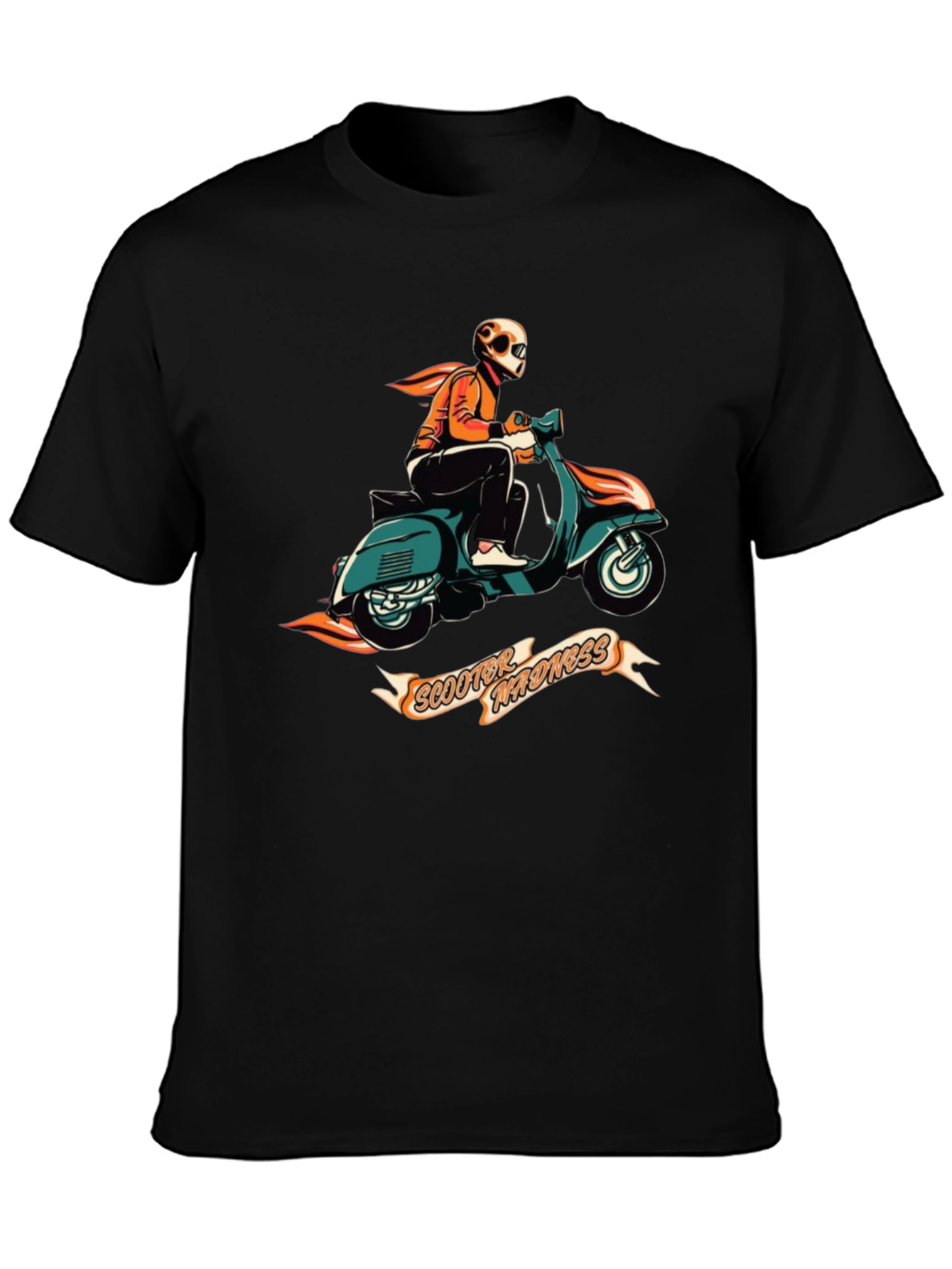Scooter Madness Graphic Tee - Retro Style