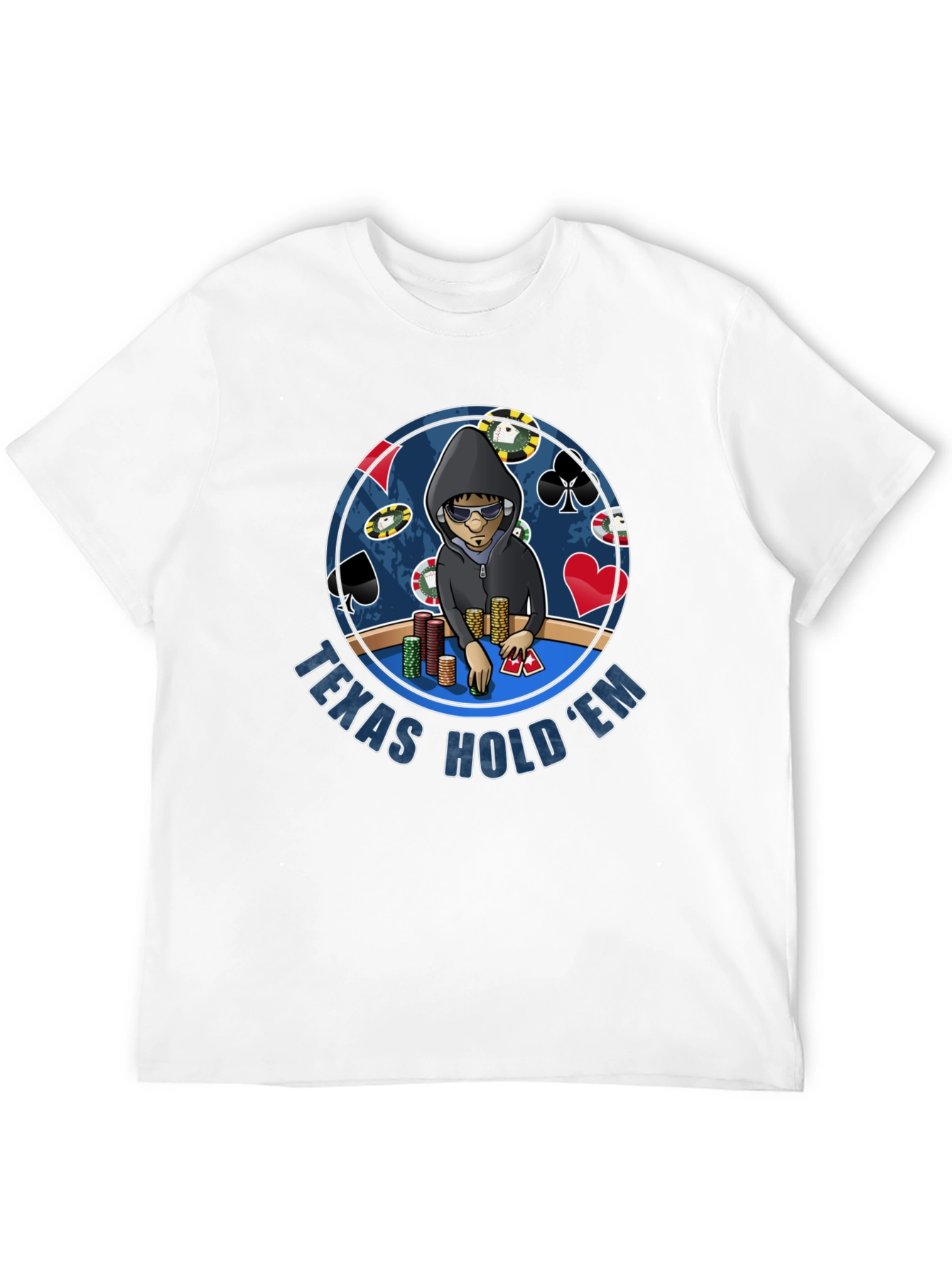 Texas Holdem Poker Player Graphic T-Shirt