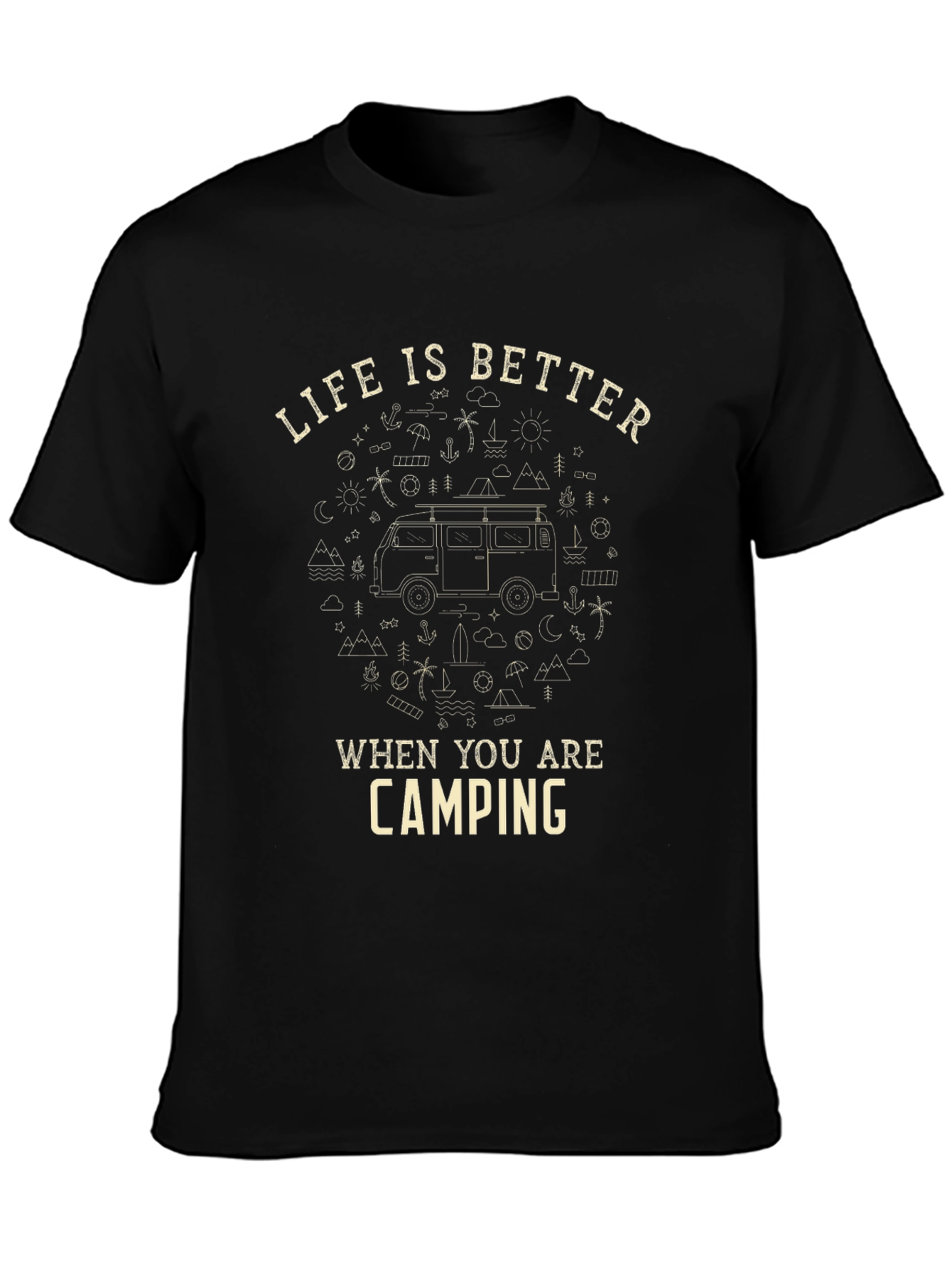 Camping Life T-Shirt - Adventure Tee