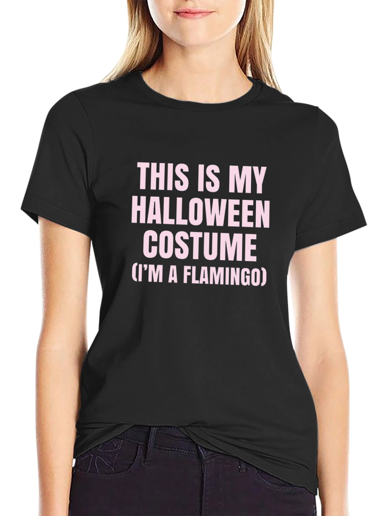 Funny Halloween Costume Flamingo T-Shirt