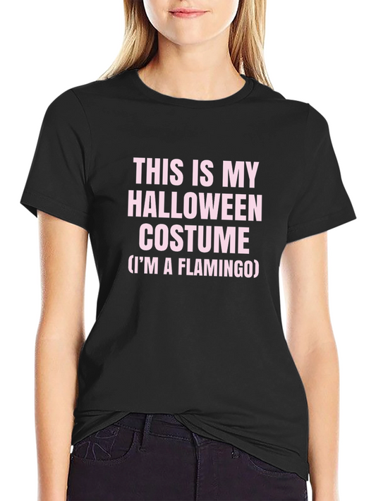 Funny Halloween Costume Flamingo T-Shirt