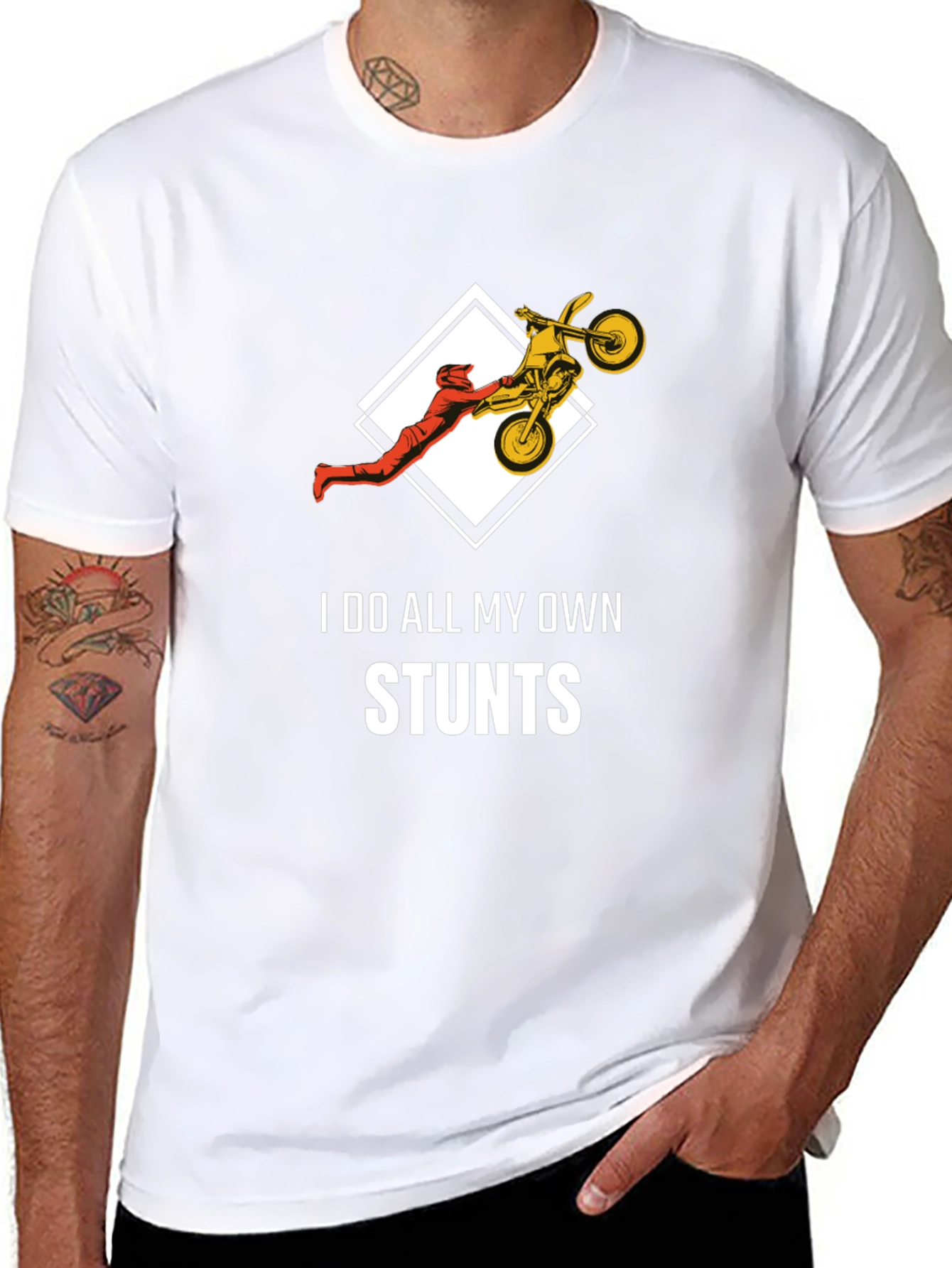 Stunt Rider T-Shirt: I Do All My Own Stunts