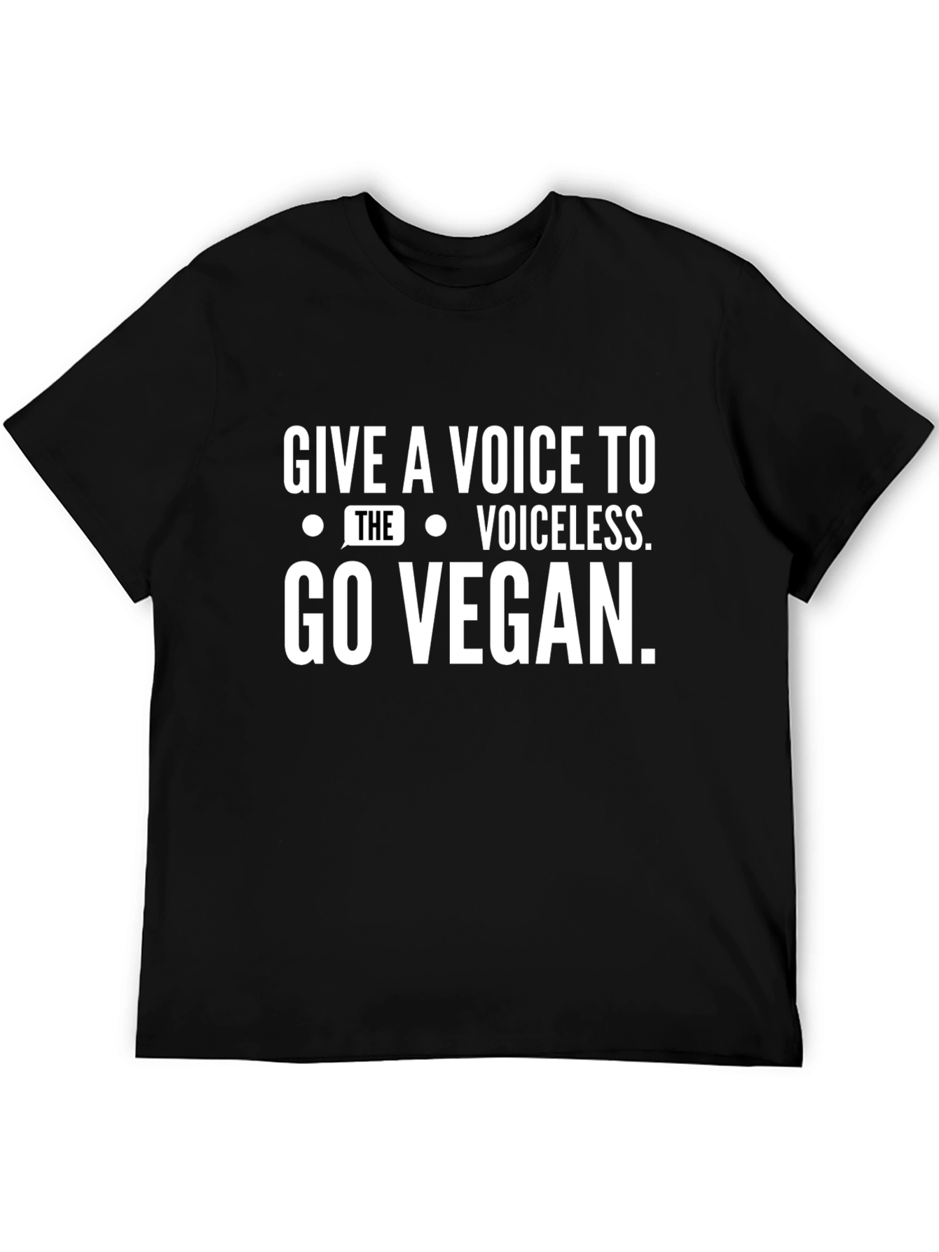 Vegan Voice Black T-Shirt