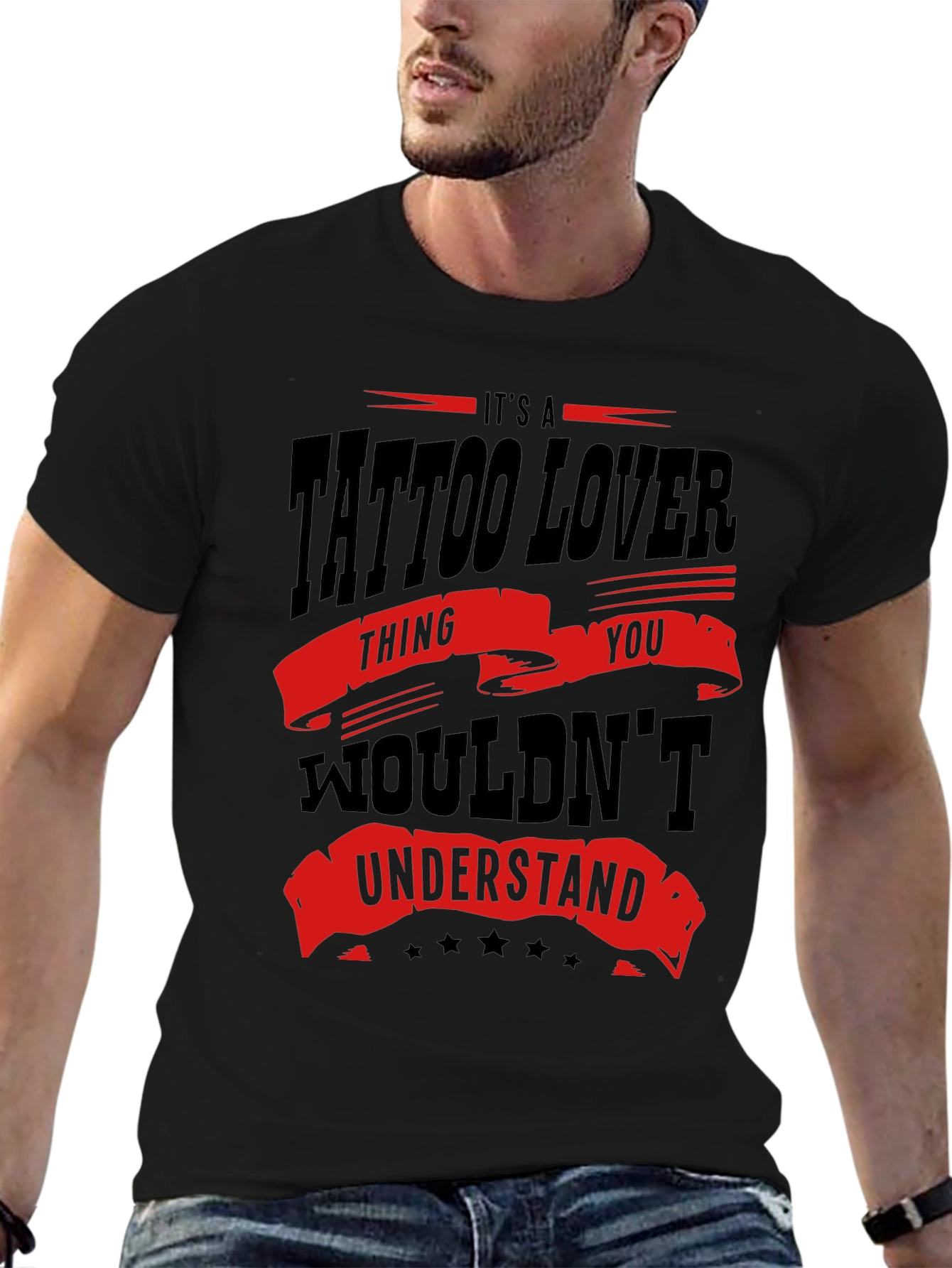 Tattoo Lover T-Shirt - Graphic Print Tee